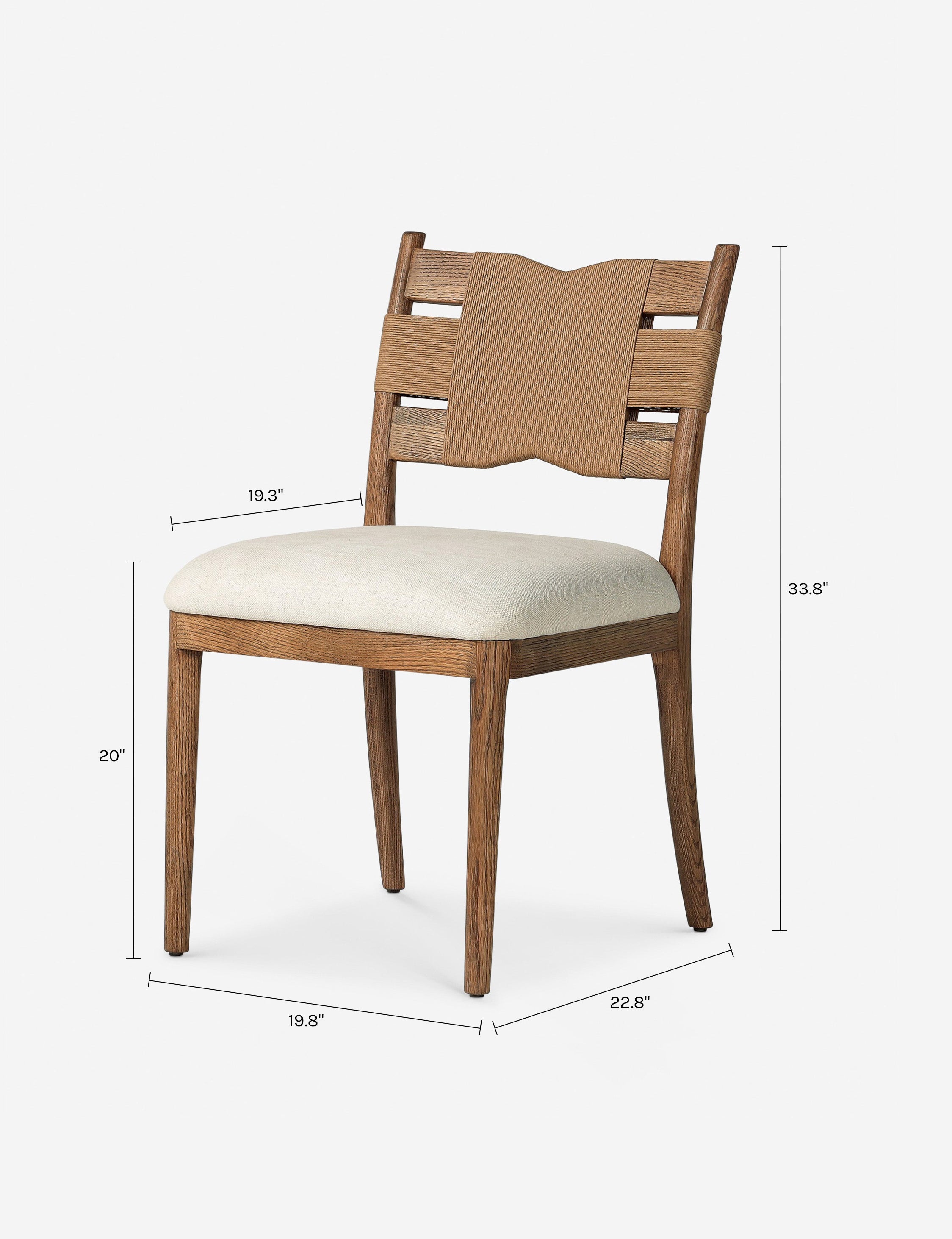 Lulu and Georgia Tova Dining Chair by Amber Lewis x Four Hands - view 16