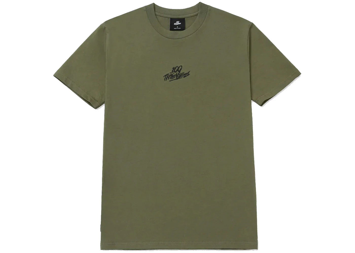 100 Thieves FW22 T-Shirt Moss