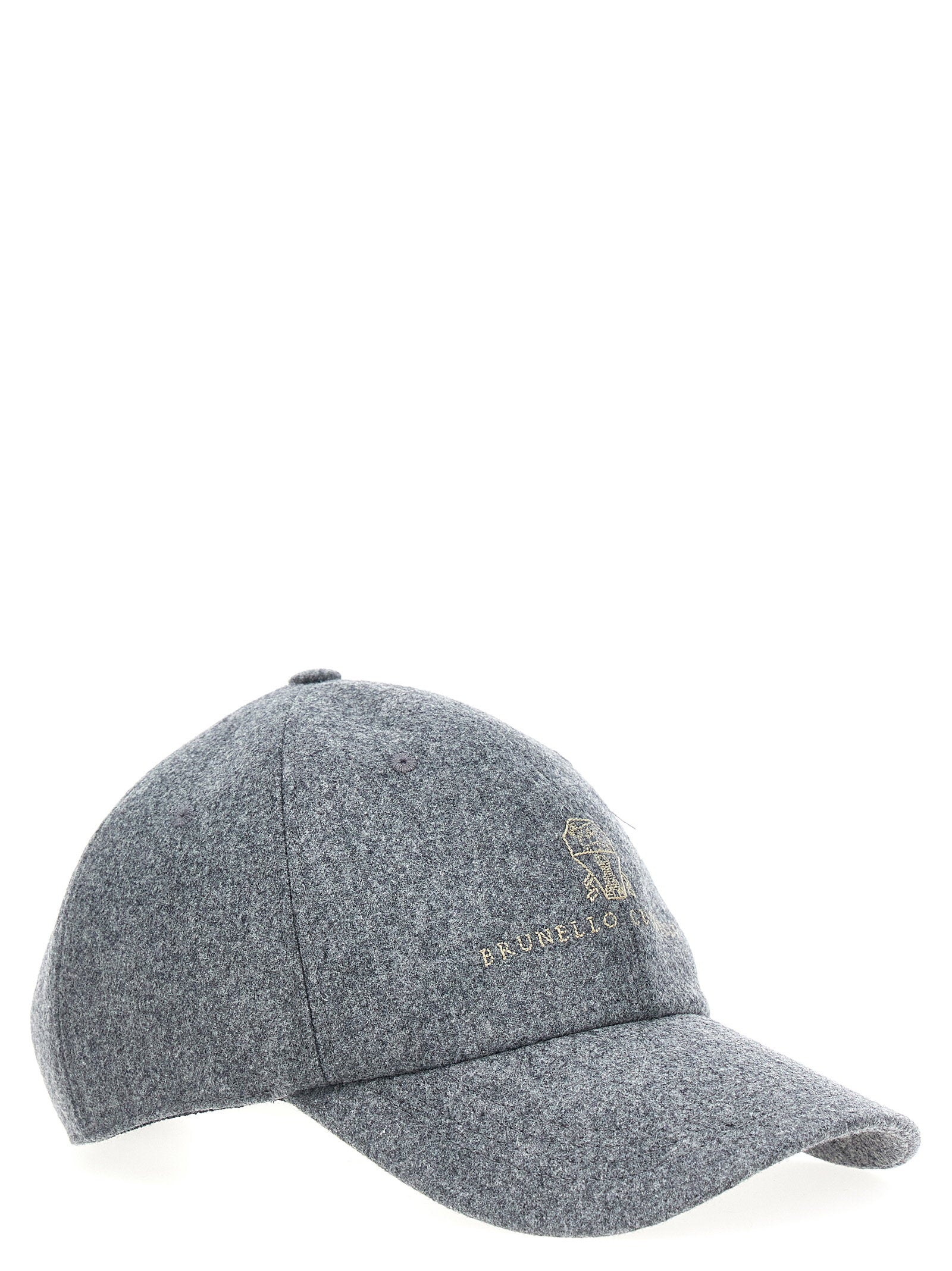 Brunello Cucinelli Logo Embroidery Cap – 100% wool - view 2