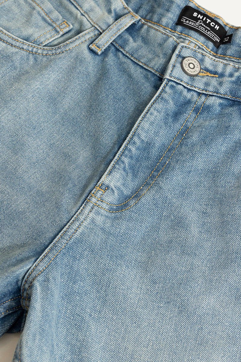 BlackTree Castor Light Blue Baggy Jeans - view 2