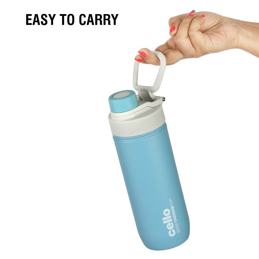 Cello Pop Hot & Cold Stainless Steel Kids Water Bottle, 600ml - view 41
