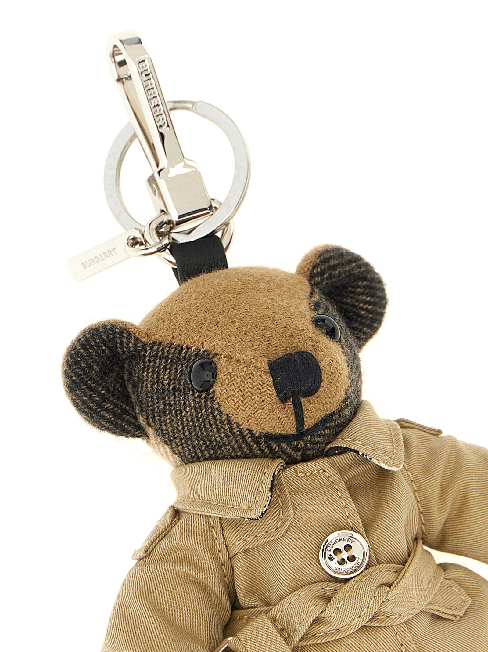 Burberry Orsetto Thomas Keyring – 100% cashmere - view 3