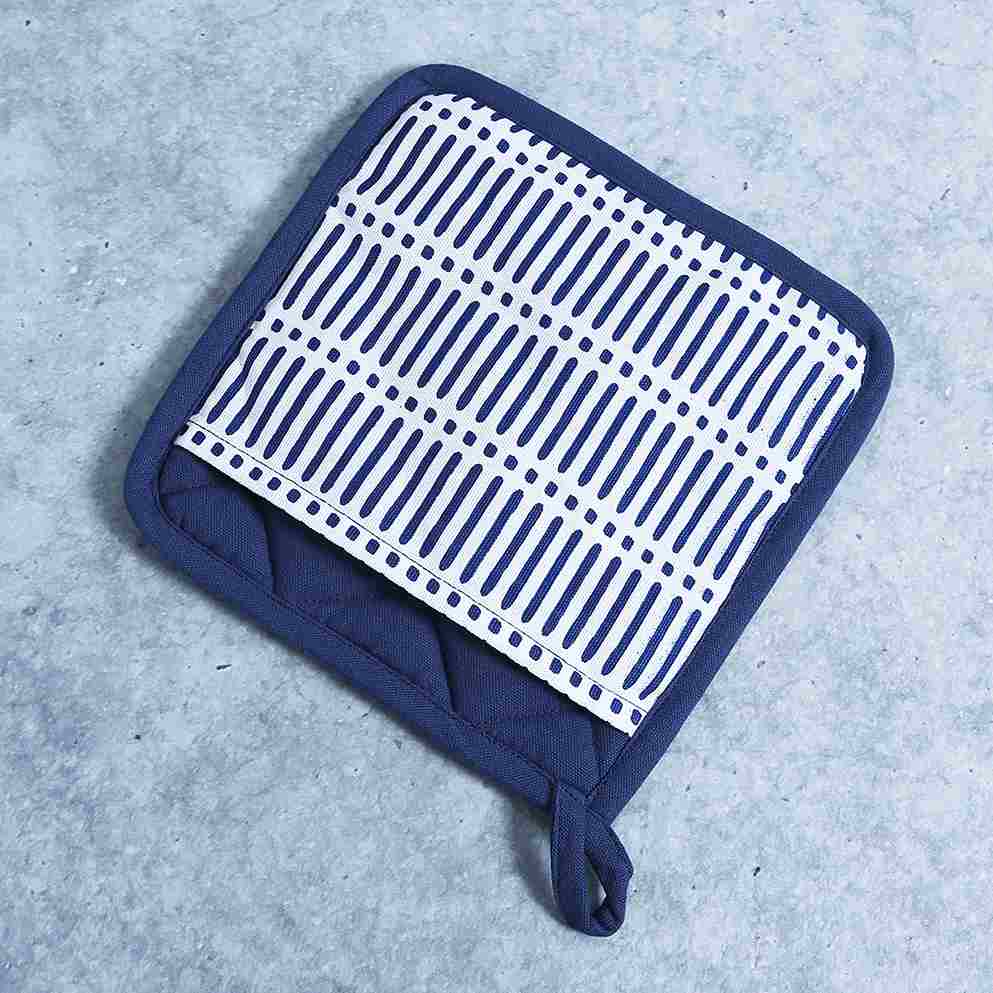 Wonderchef Como Pot holder with pocket - Blue - view 4