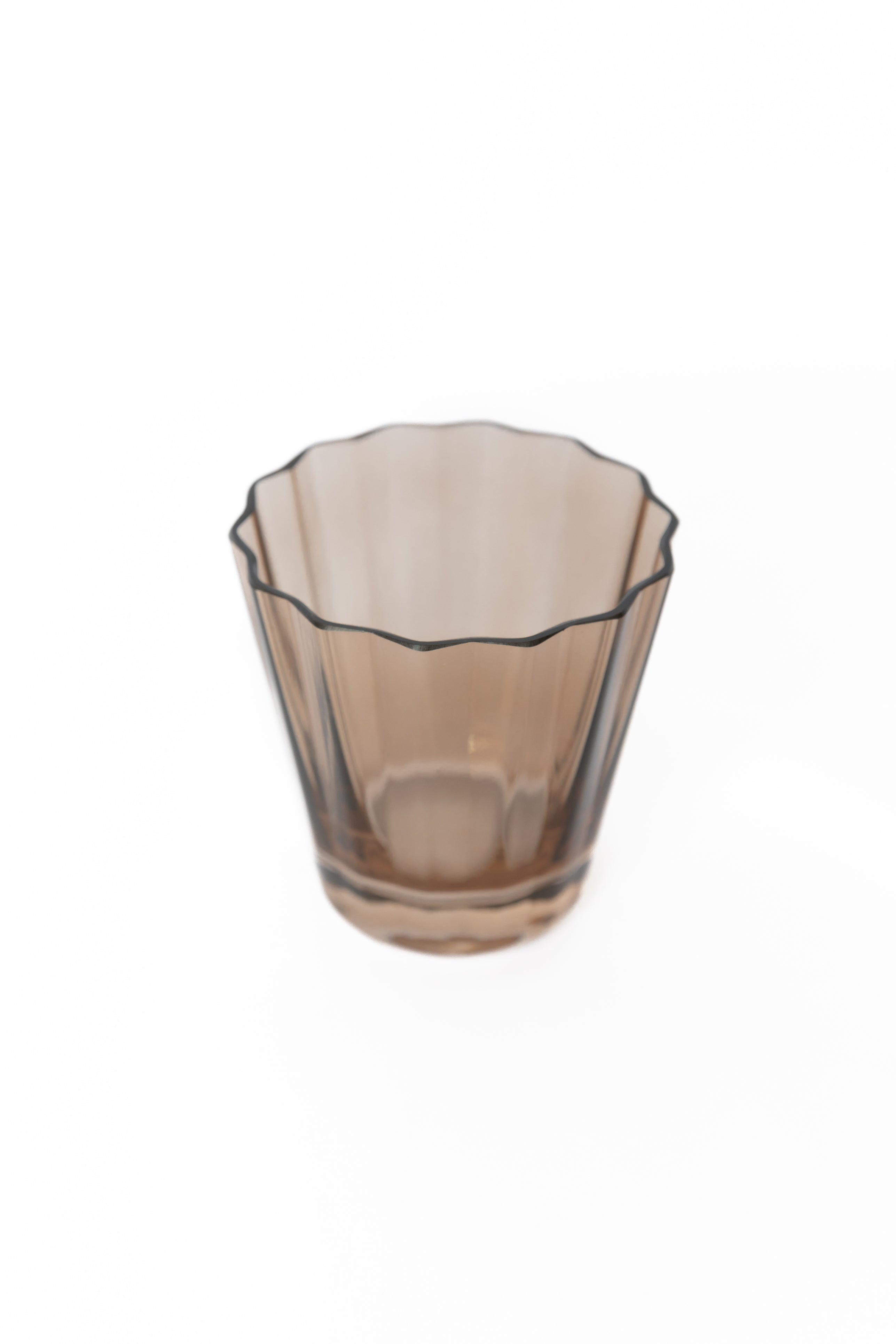 Estelle Colored Glass Estelle Colored Sunday Low Balls - Set of 2 {Mocha Mousse (Our Amber Smoke)} - view 8
