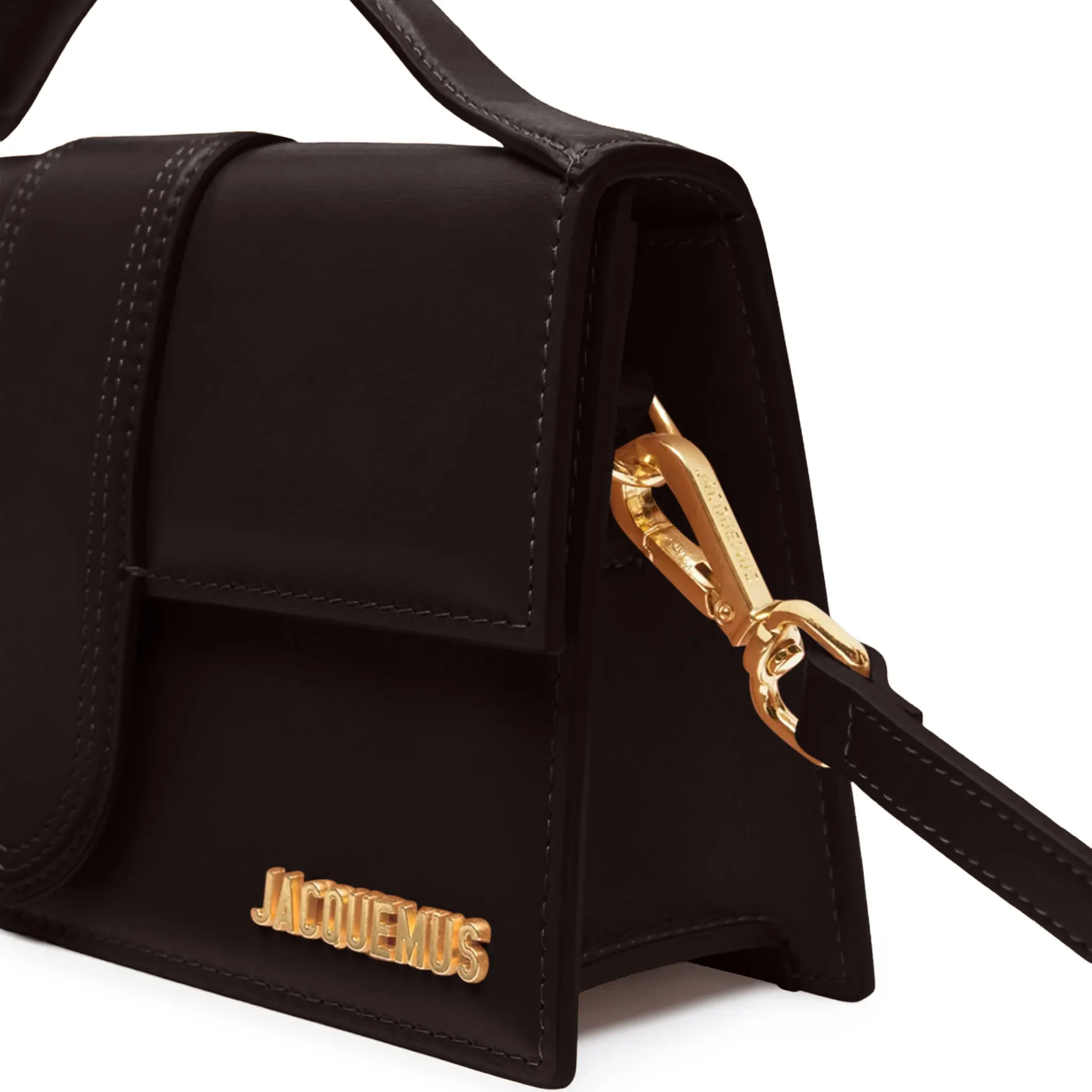 Jacquemus Large Bambino Dark Brown Crossbody Bag - view 4