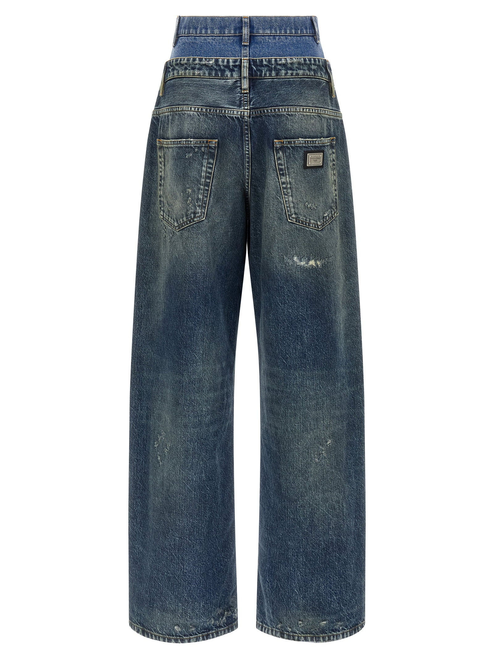 Dolce & Gabbana Double Layer Jeans – 100% cotton - view 2