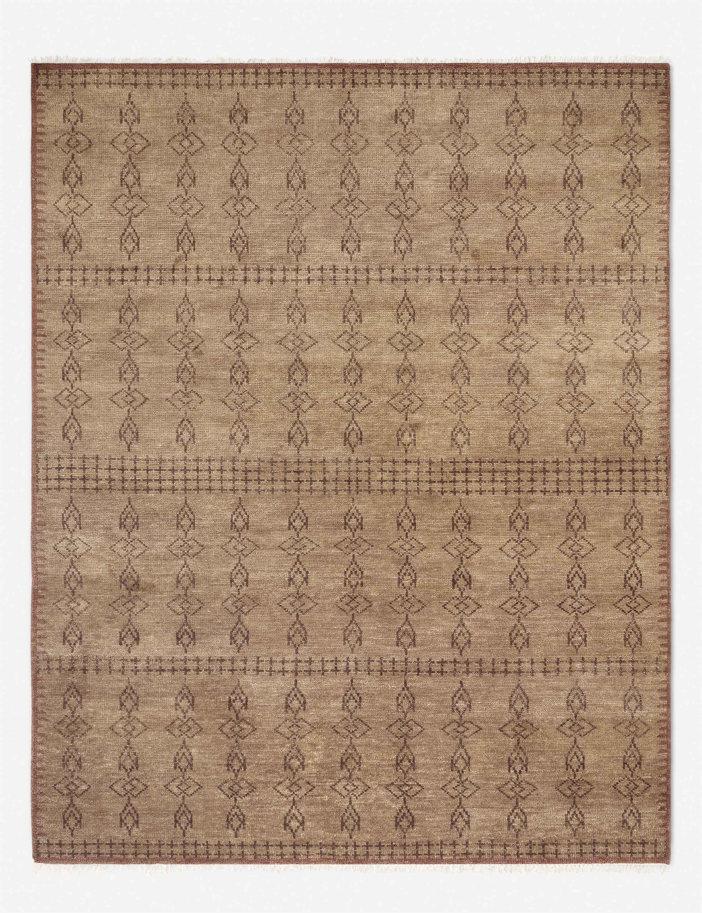 Lulu and Georgia Indiana Hand-Knotted Wool Rug