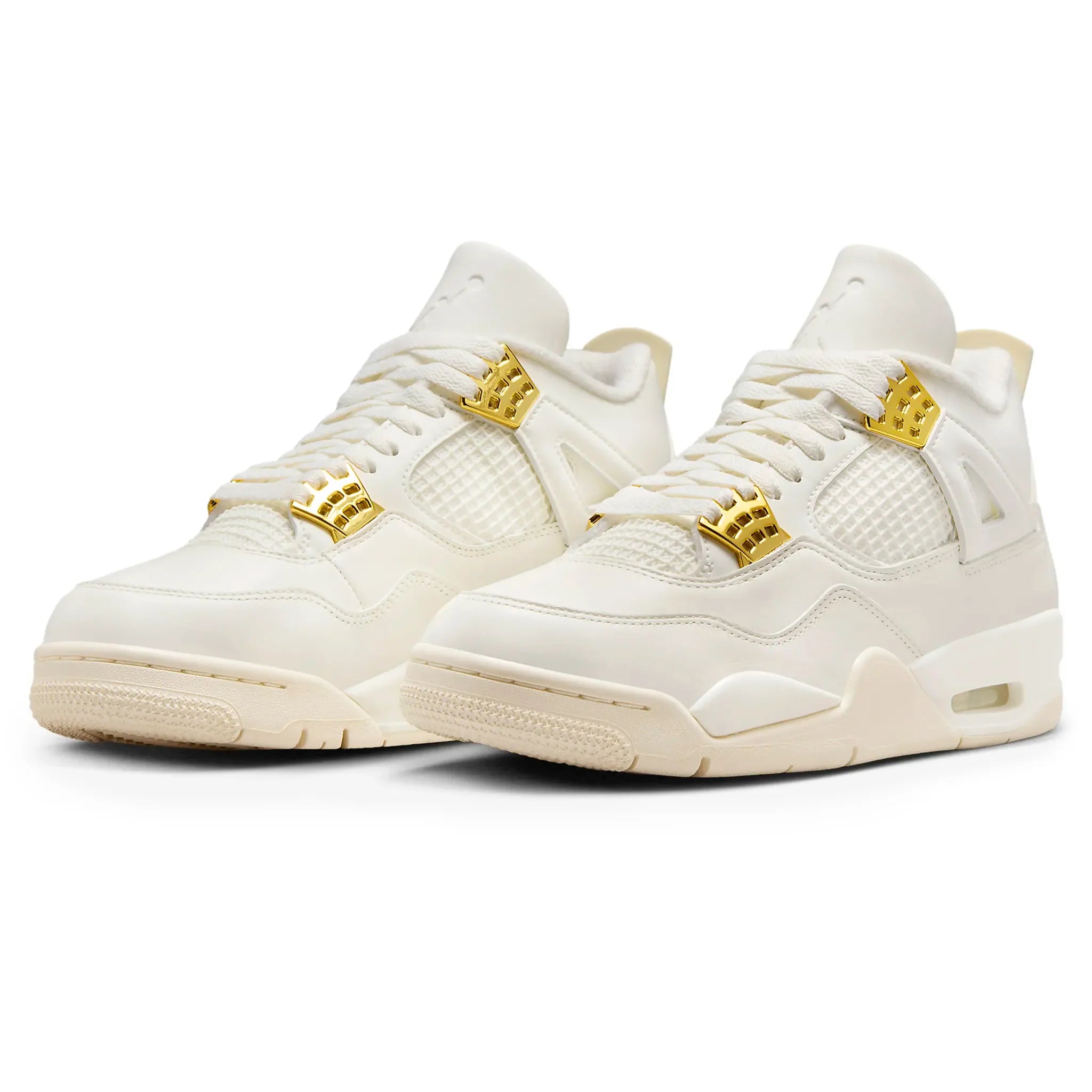 Air Jordan 4 Retro Sail Metallic Gold (W) – Beige - view 2