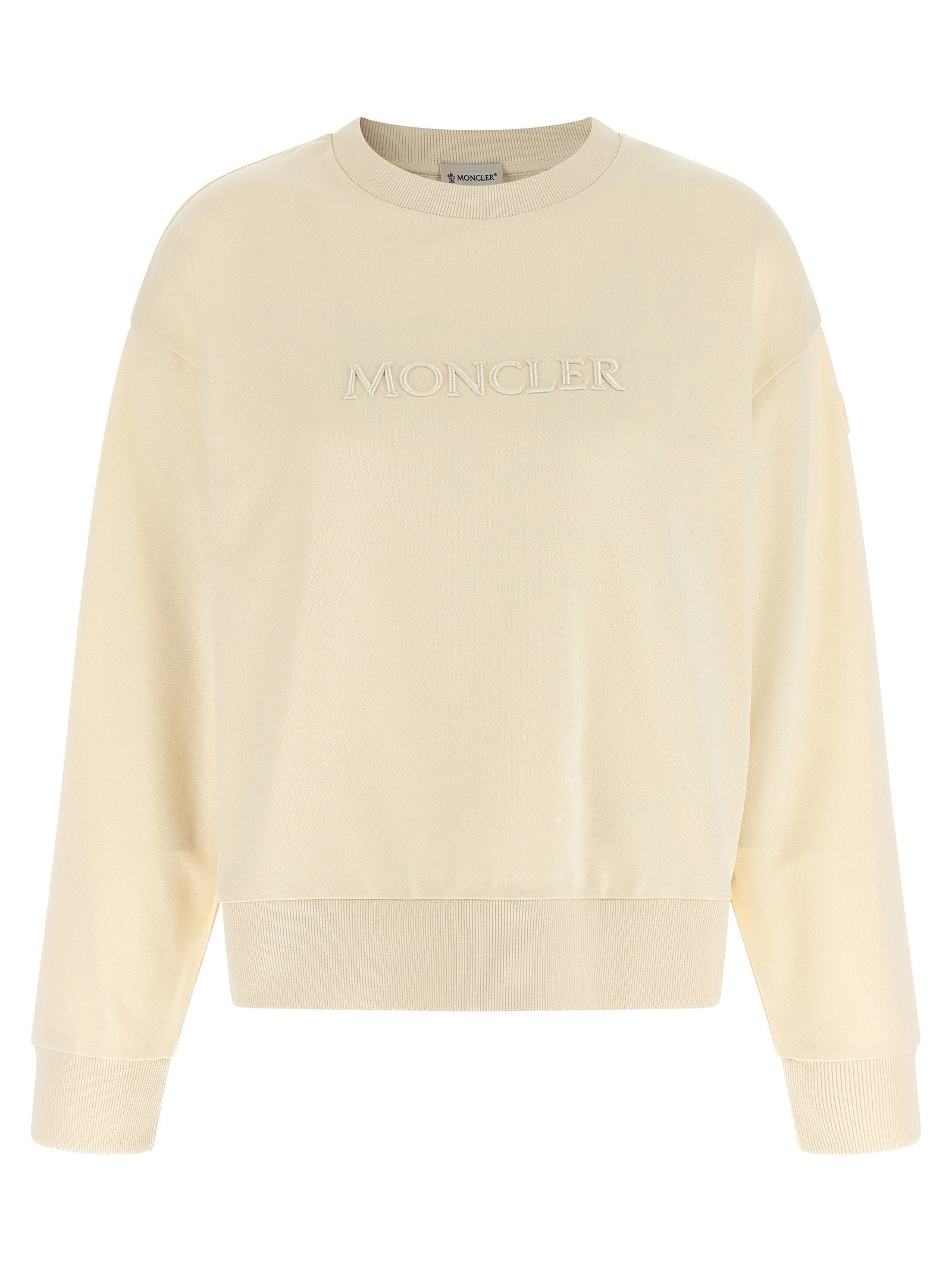 Moncler Logo Embroidery Sweatshirt – 100% cotton