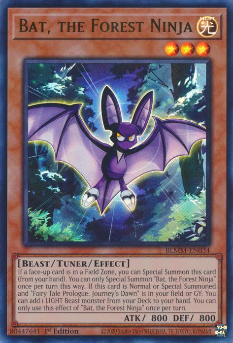 Bat the forest – Yu-Gi-Oh! Bat, the Forest Ninja - BLMM-EN034 - Ultra Rare - 1st Edition