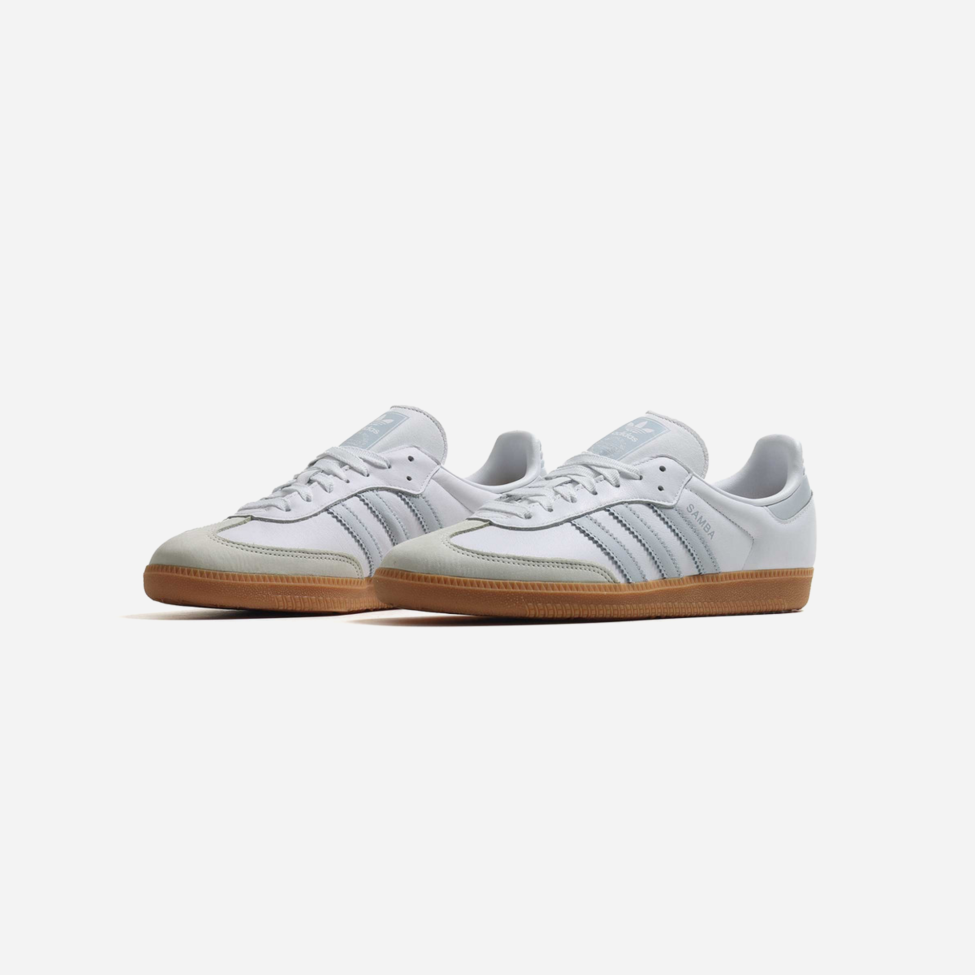 Adidas Samba OG White Halo Blue Gum - view 2