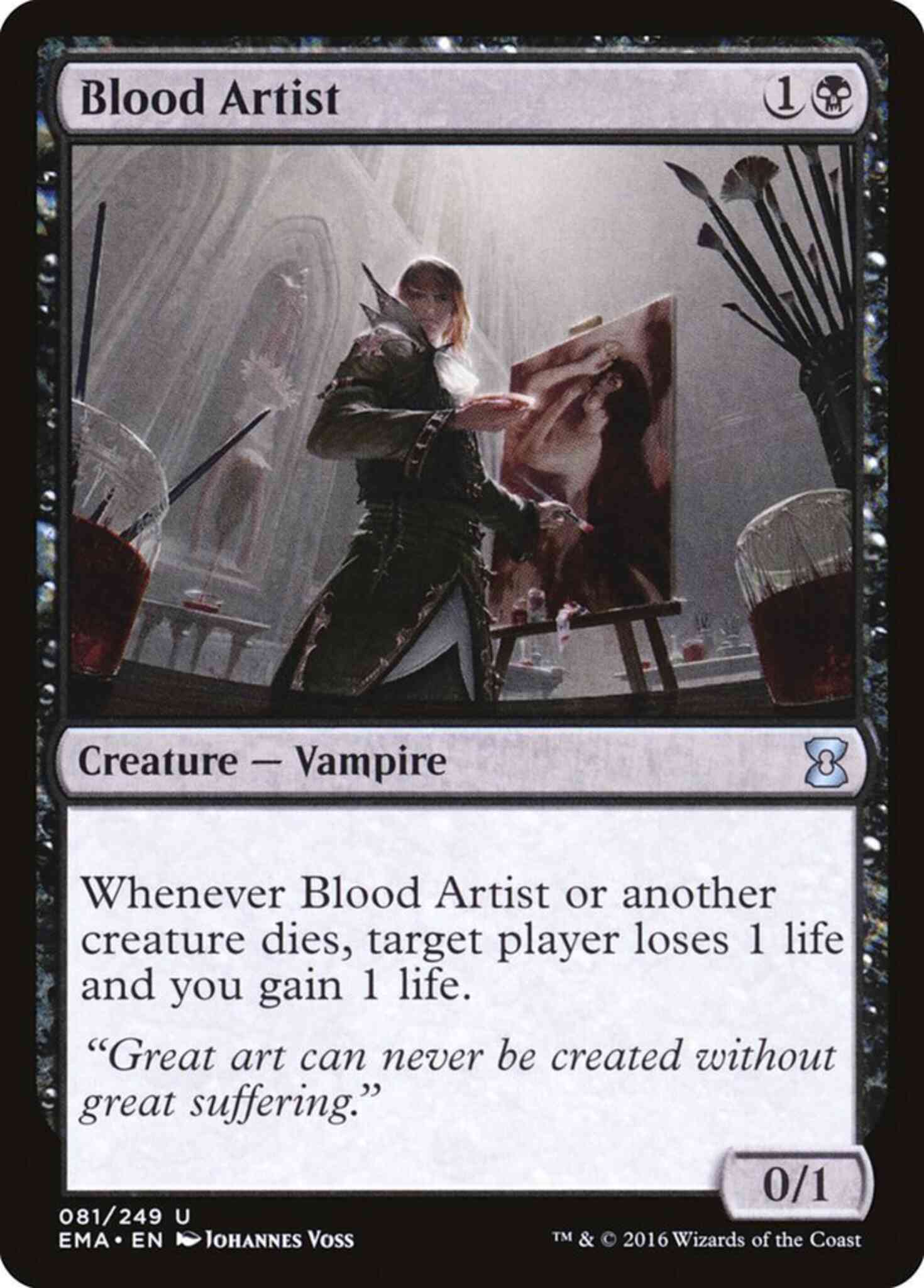 Blood artist 81 – Magic Blood Artist [81] [Eternal Masters] [Non-Foil]
