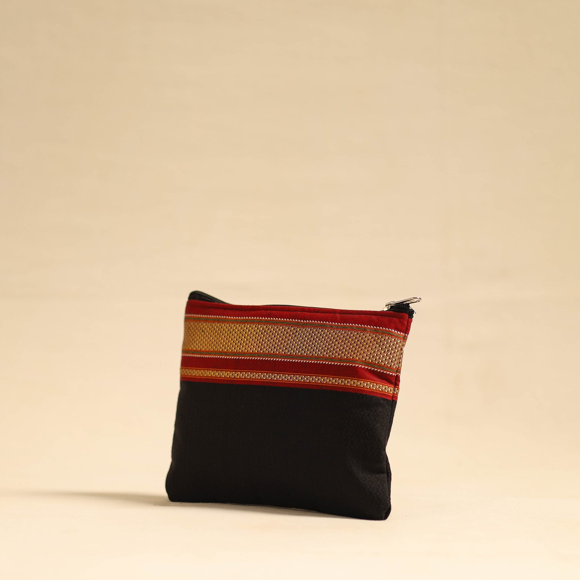 NOORI BAZAR Black - Khun Fabric Quilted Cotton Utility Pouch 09 - view 2