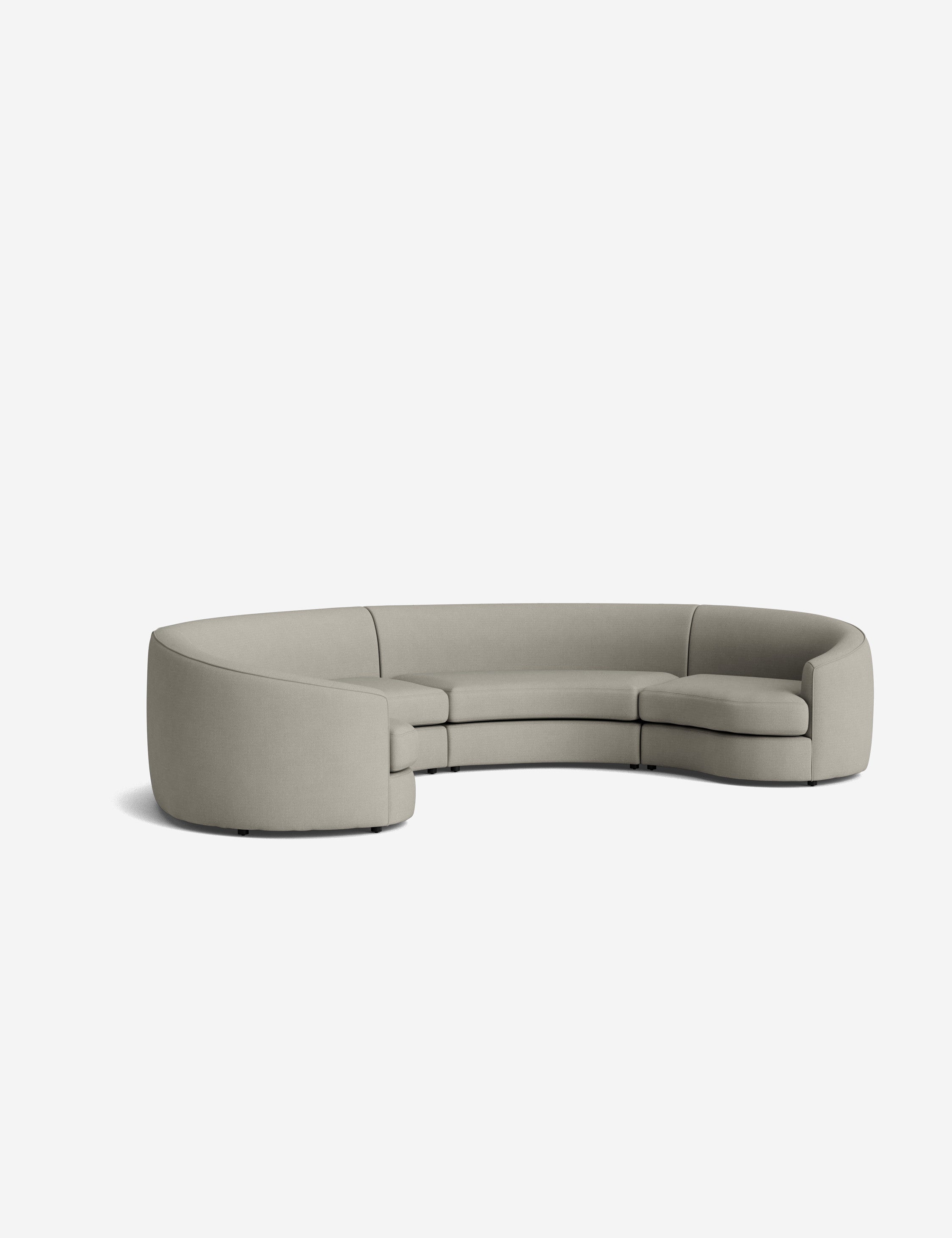 Lulu and Georgia Imada Modular Curved Sectional Sofa - view 236