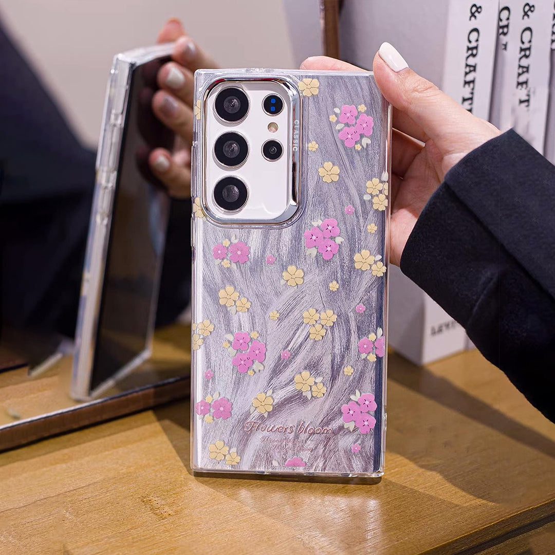 Peeperly Floral Glossy Feather Yarn Case - Samsung - view 3