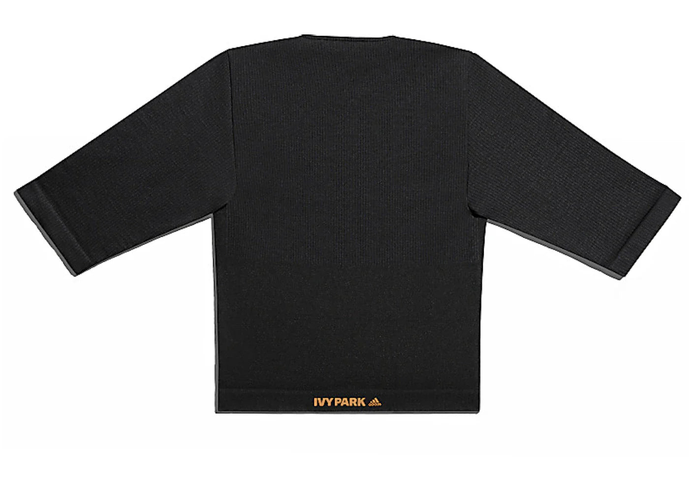 adidas Ivy Park Circular Knit Crop Top Black - view 2