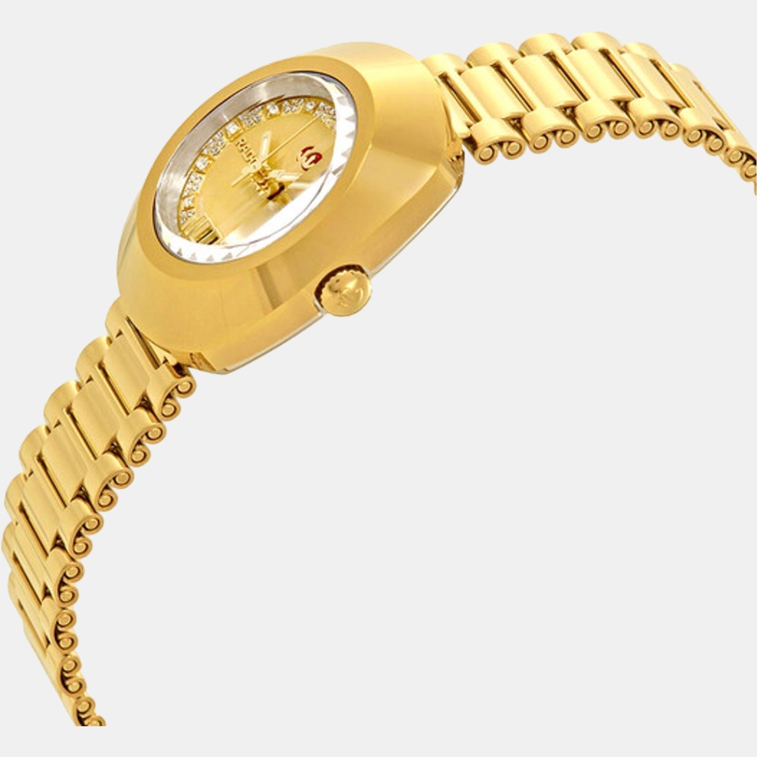 Rado Diastar Women Automatic Gold Dial Analog Stainless Steel Watch R12416673 - view 2