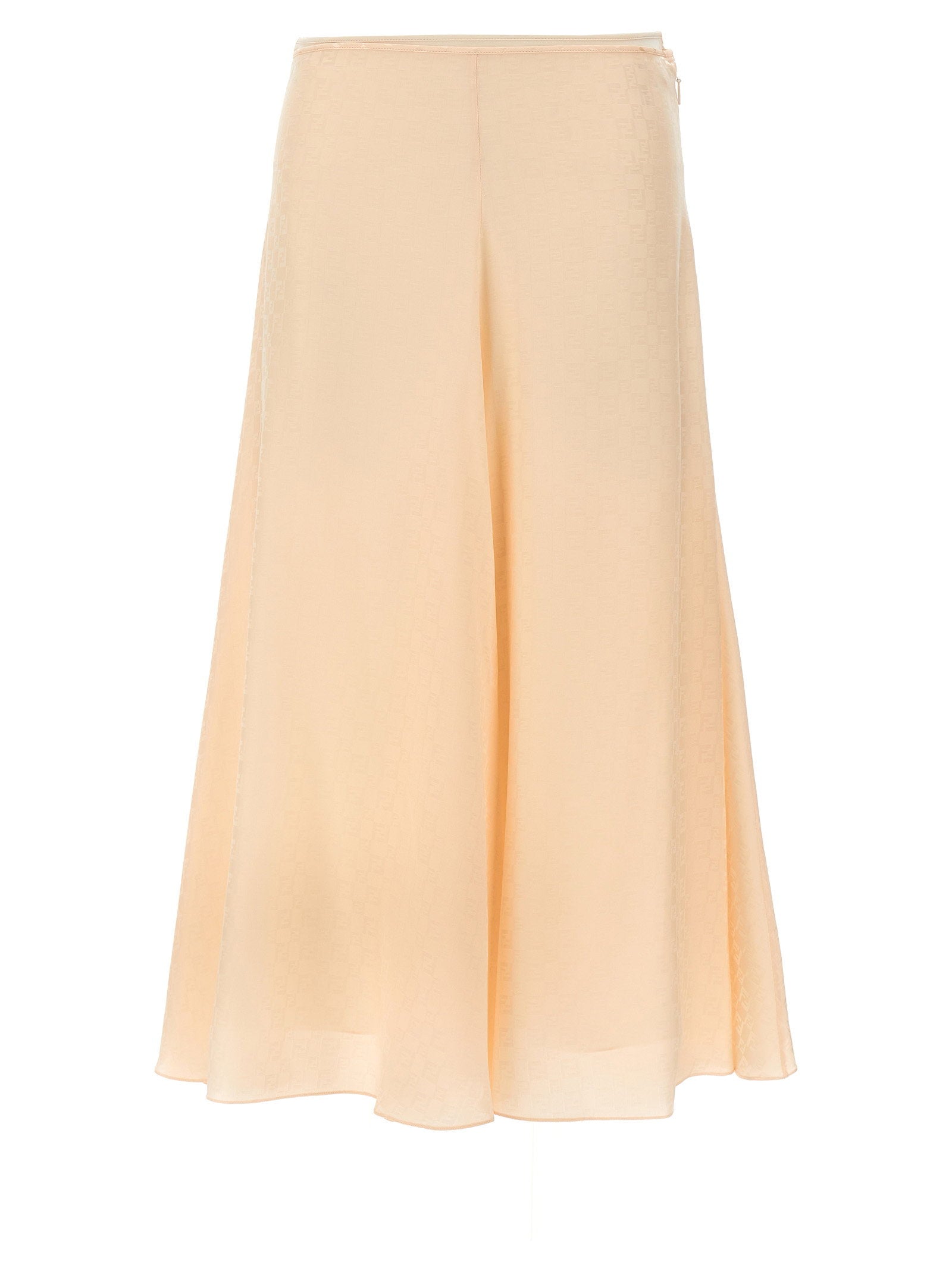 Fendi Ff Silk Skirt – 100% silk