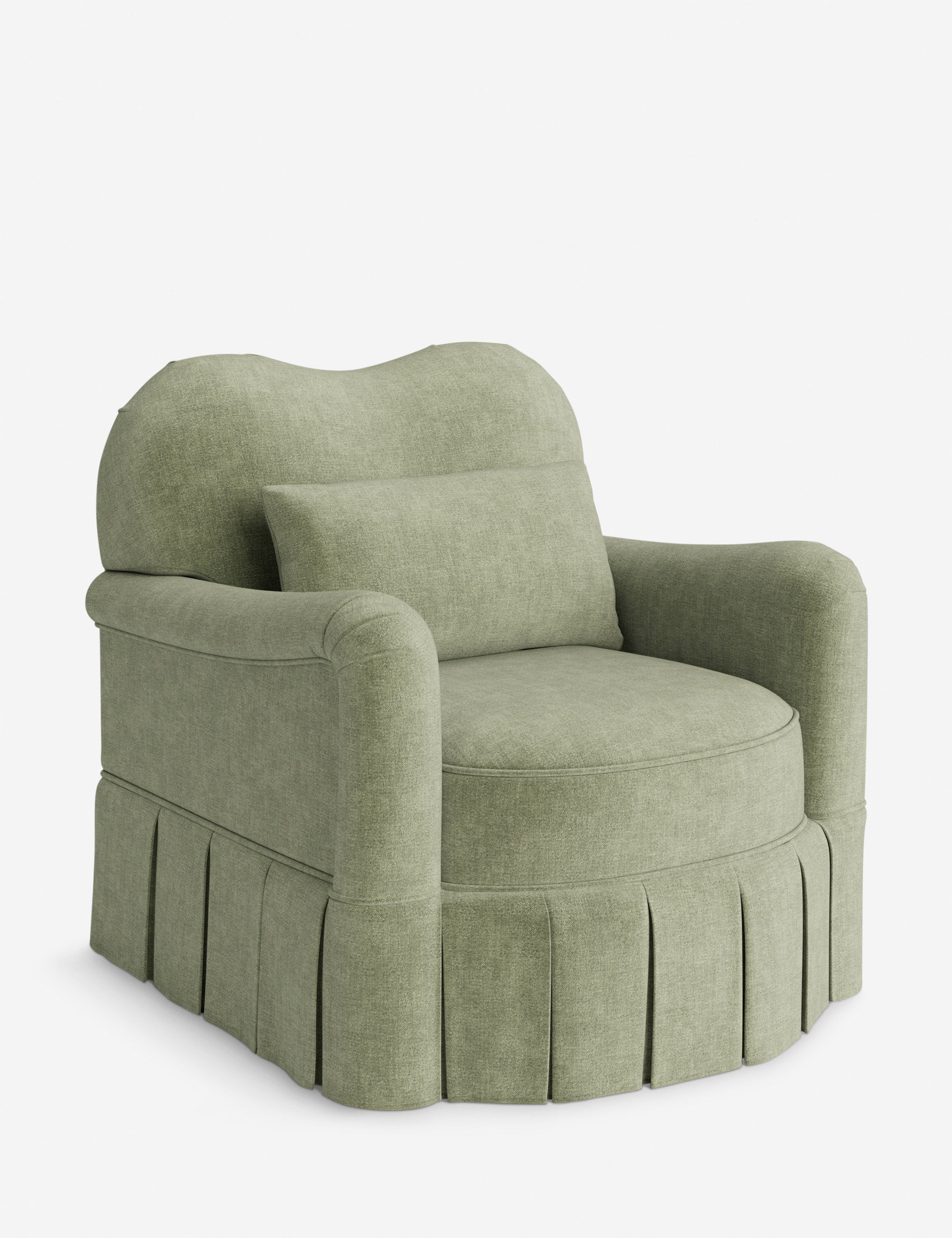 Lulu and Georgia Middleton Skirted Accent Chair by Ginny Macdonald - view 193