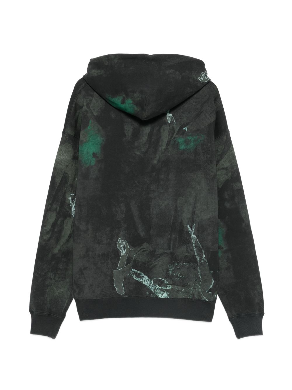 Off White Off-White Dark Painting Skate Hoodie - view 2