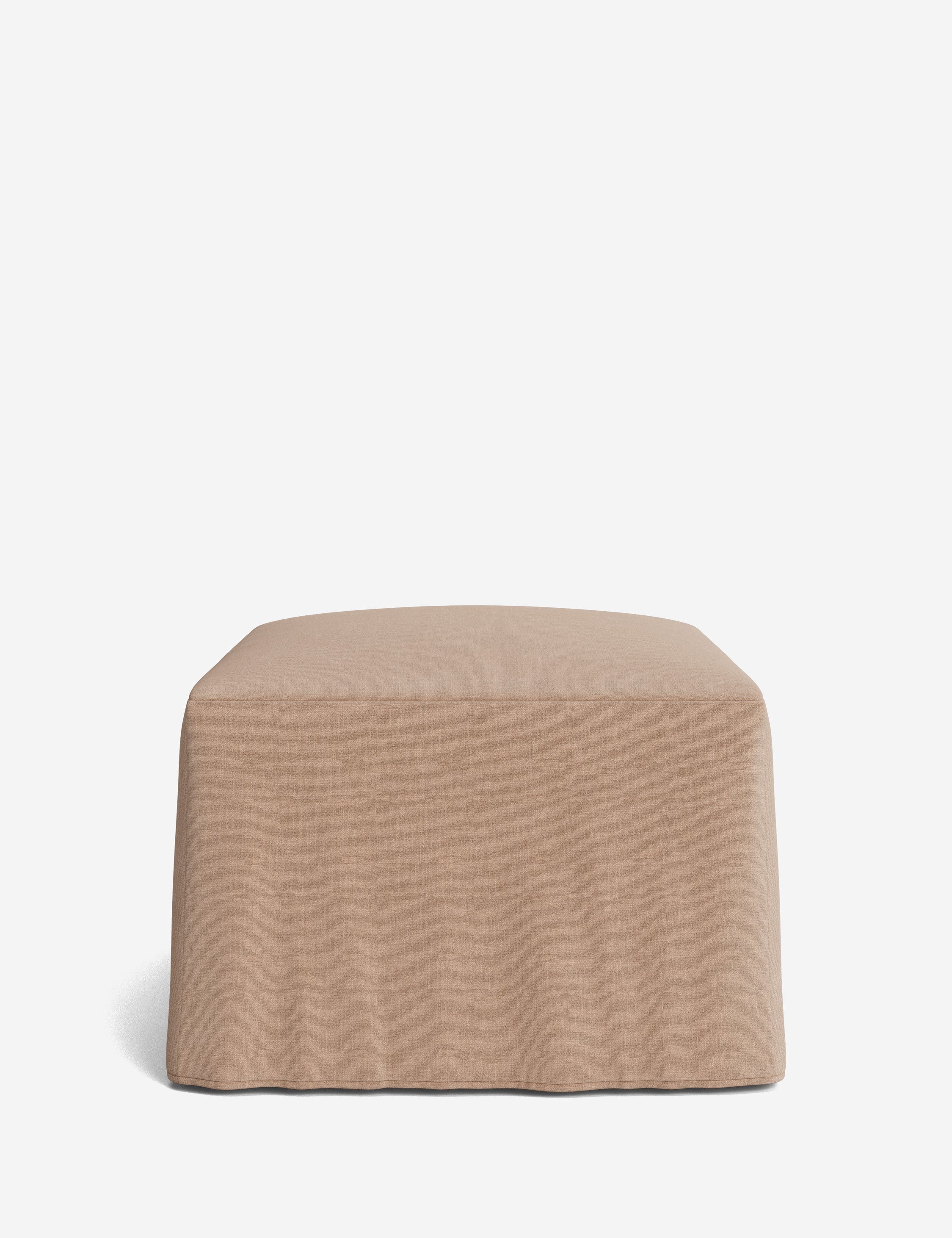 Lulu and Georgia Portola Slipcover Ottoman - view 105