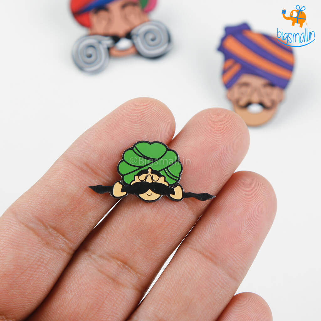 Bigsmall_piu Mooch Lapel Pin - Set Of 3 - view 3