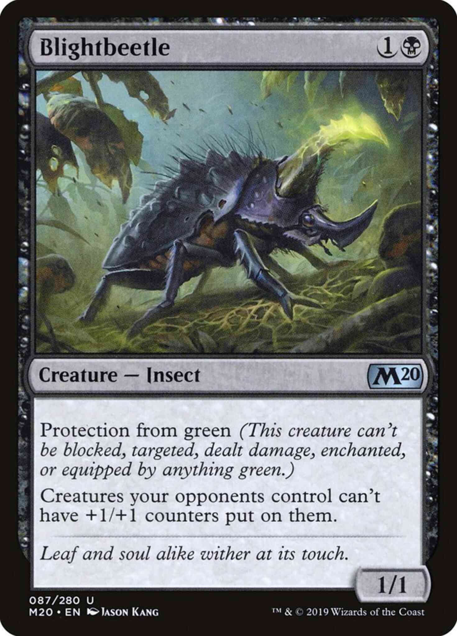 Blightbeetle 87 core – Magic Blightbeetle [87] [Core Set 2020] [Non-Foil]