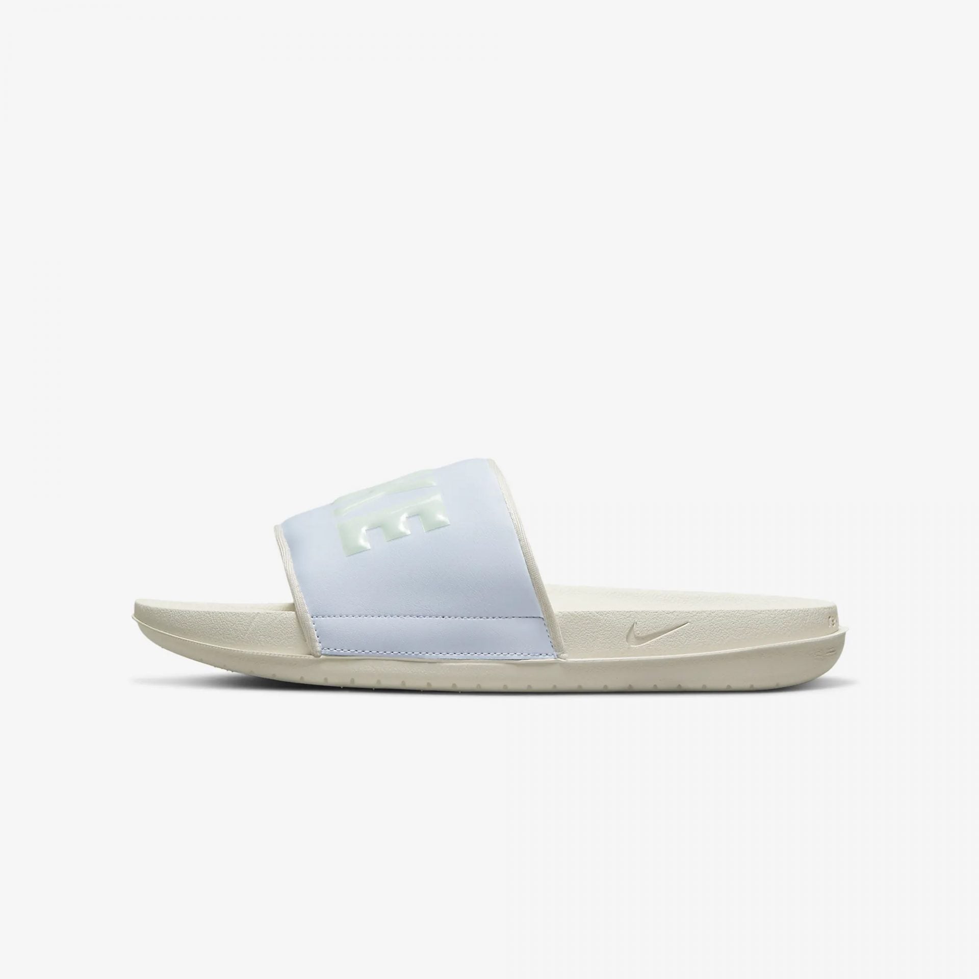Nike | OFFCOURT SLIDES { PHANTOM/BARELY GREEN - view 3