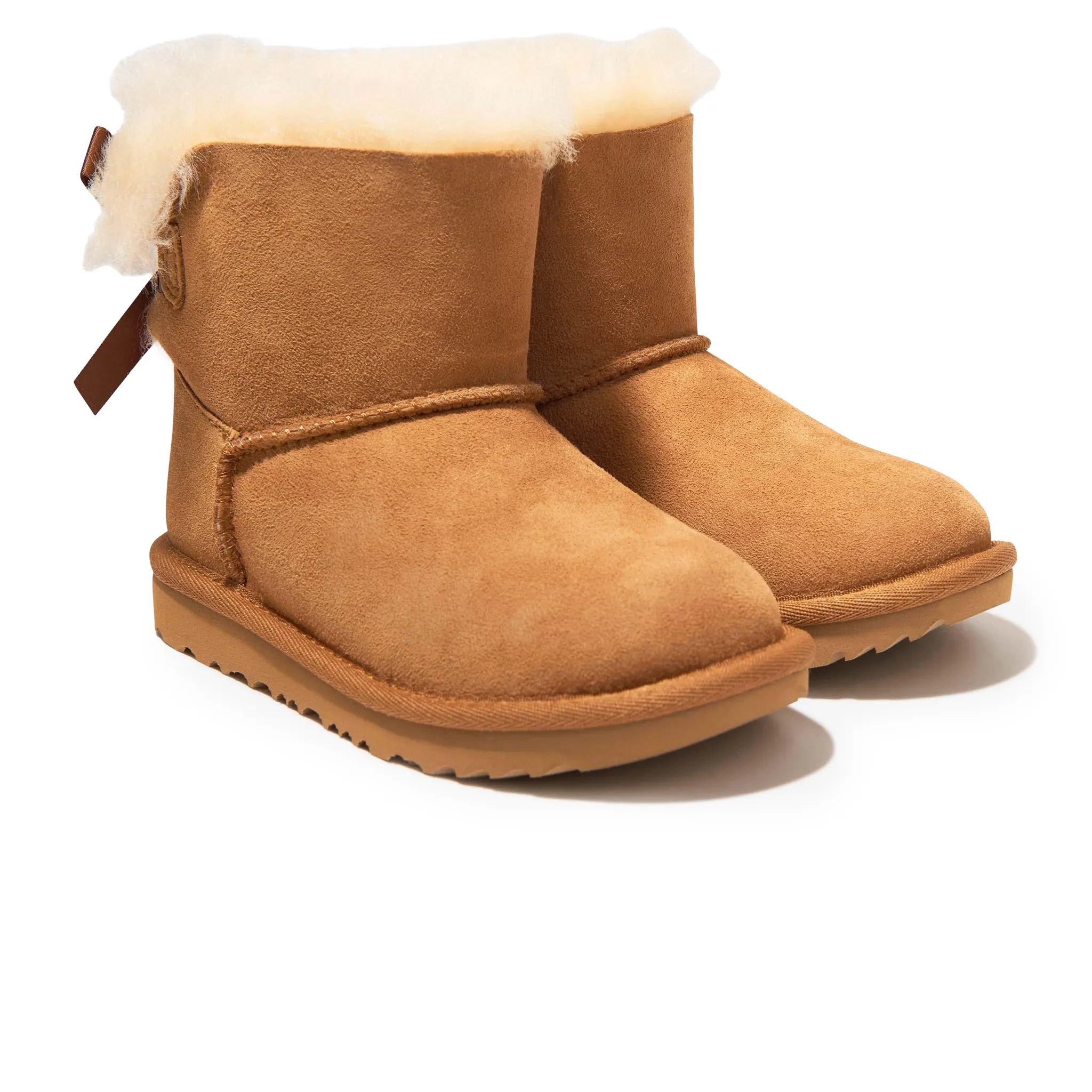 UGG Mini Bailey Bow II Girls Brown Boots - view 2