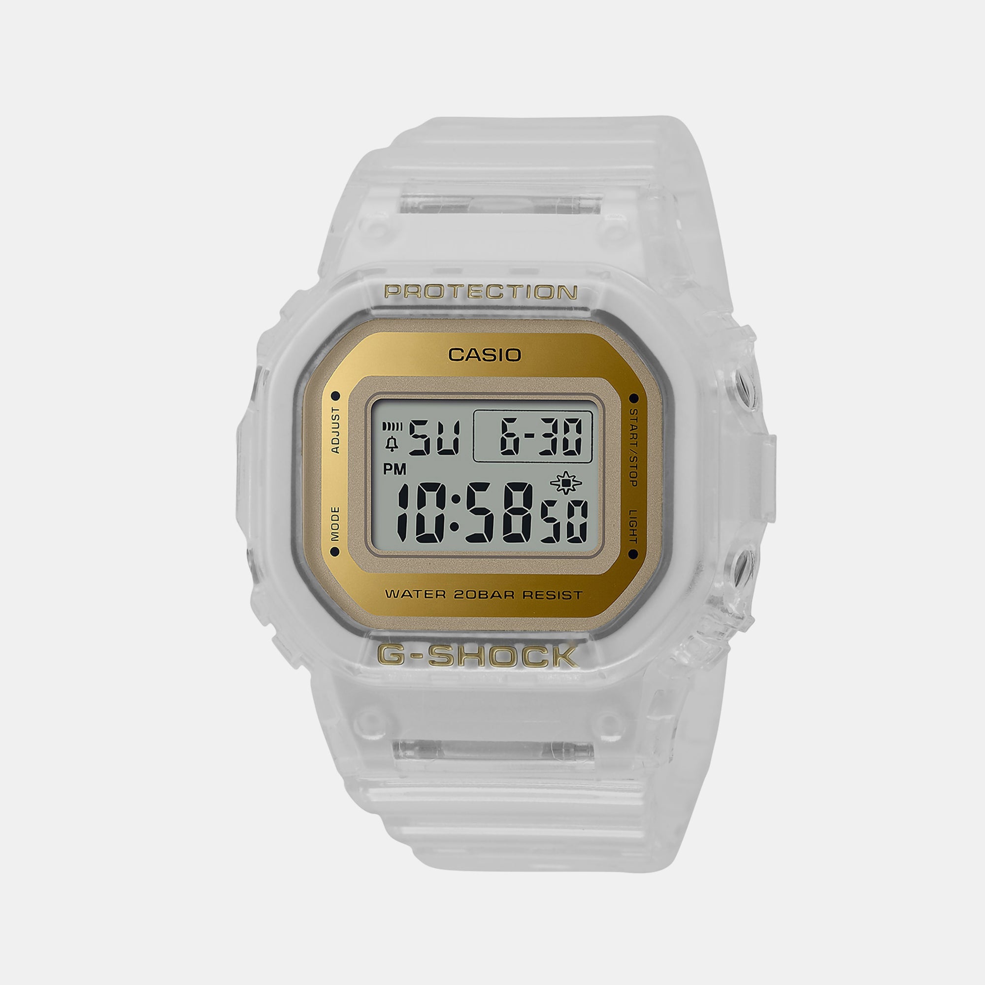 Casio G-Shock Women Quartz White Dial Digital Resin Watch G1402