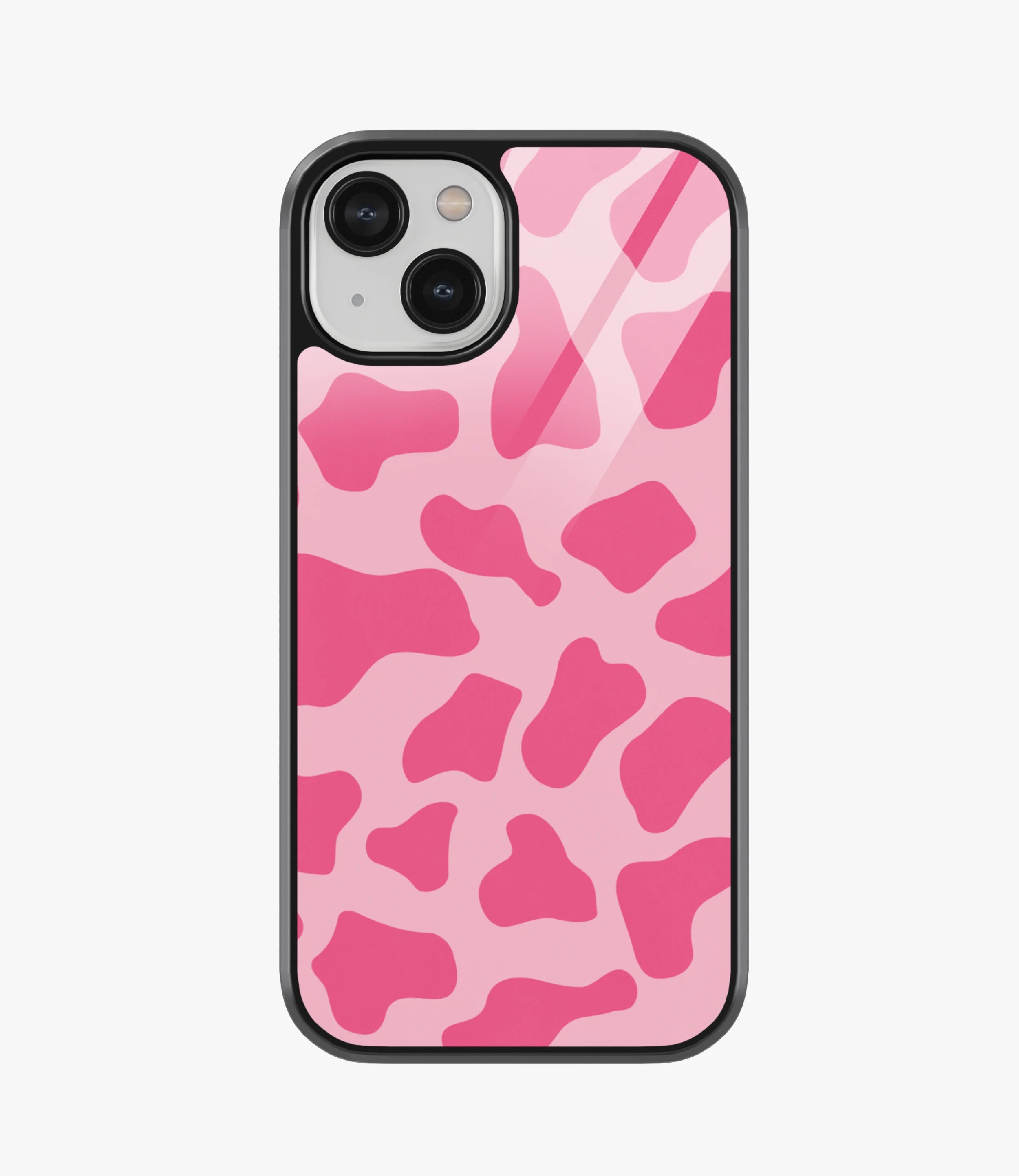 The Case Company Y2K Pink Cow Print Glass Case for iPhone 14