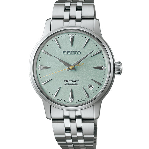 Presage frozen mojito – Seiko Presage ‘Frozen Mojito’ Diamond Women Cocktail Time Ice Green Dial Women 34mm SRPL63J1