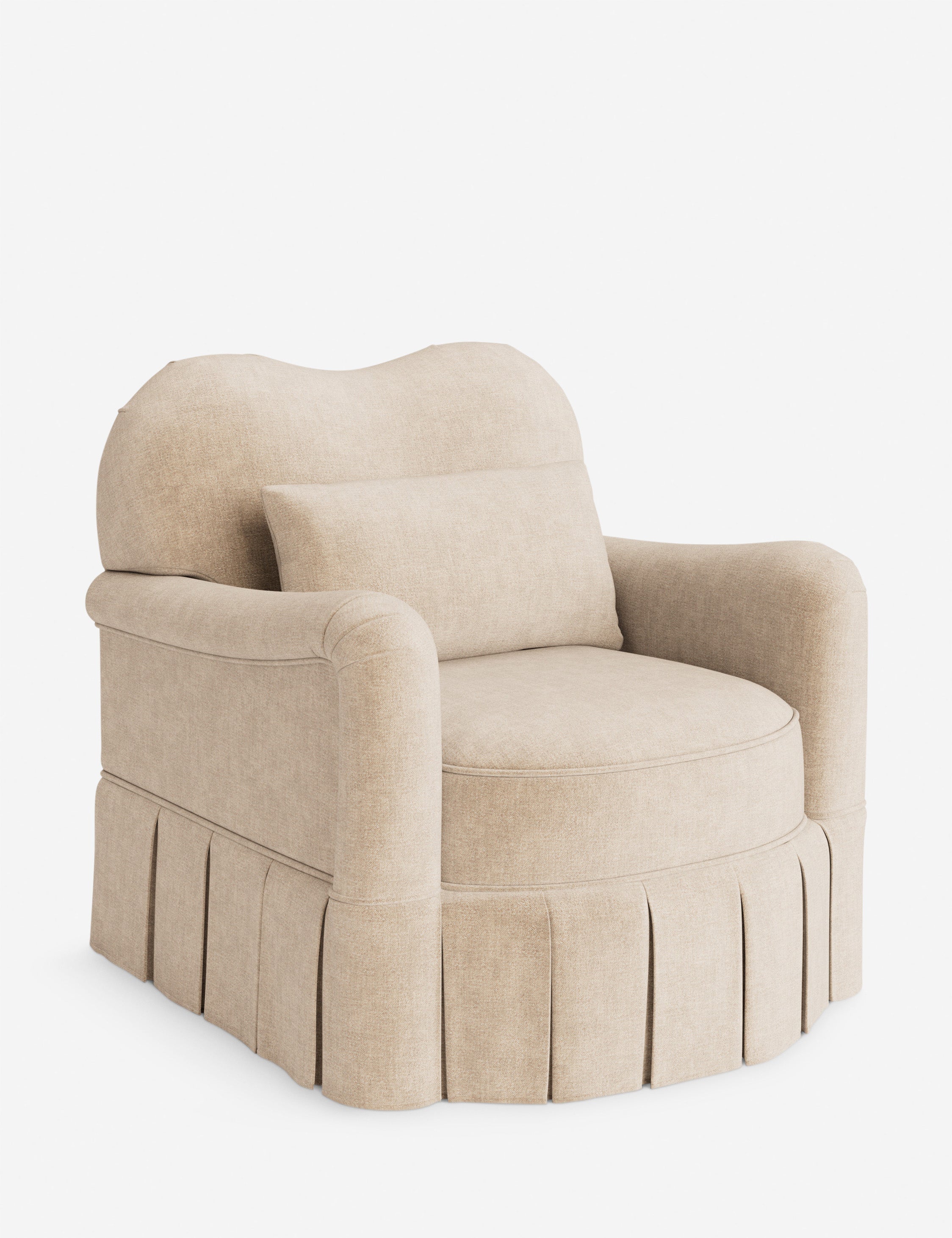 Lulu and Georgia Middleton Skirted Accent Chair by Ginny Macdonald - view 163