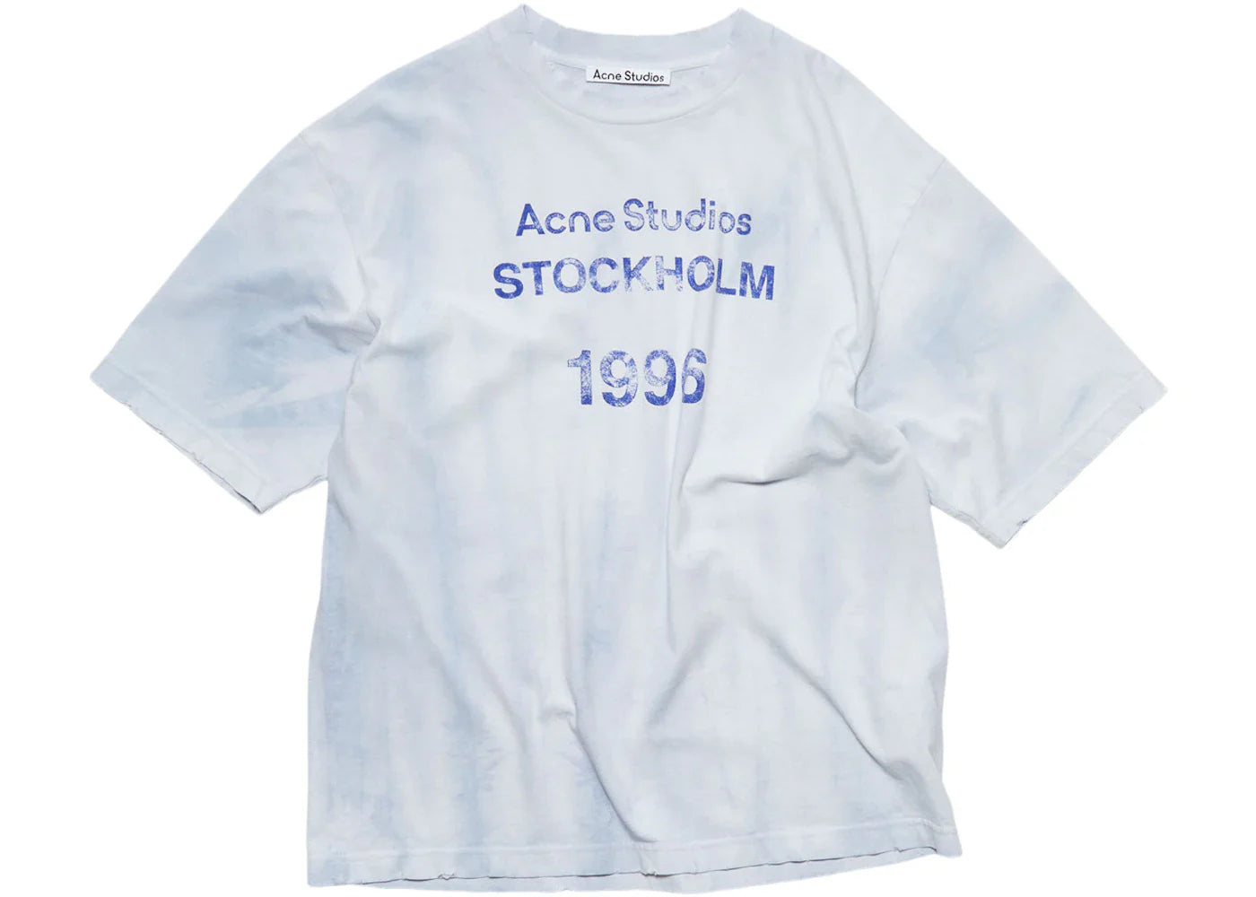 Acne Studios Stockholm 1996 Stamp T-shirt Pale Blue