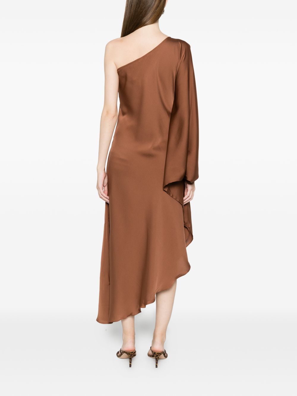 Silk95Five Ritz silk asymmetric dress – Silk 95%, Elastane 5% - view 2