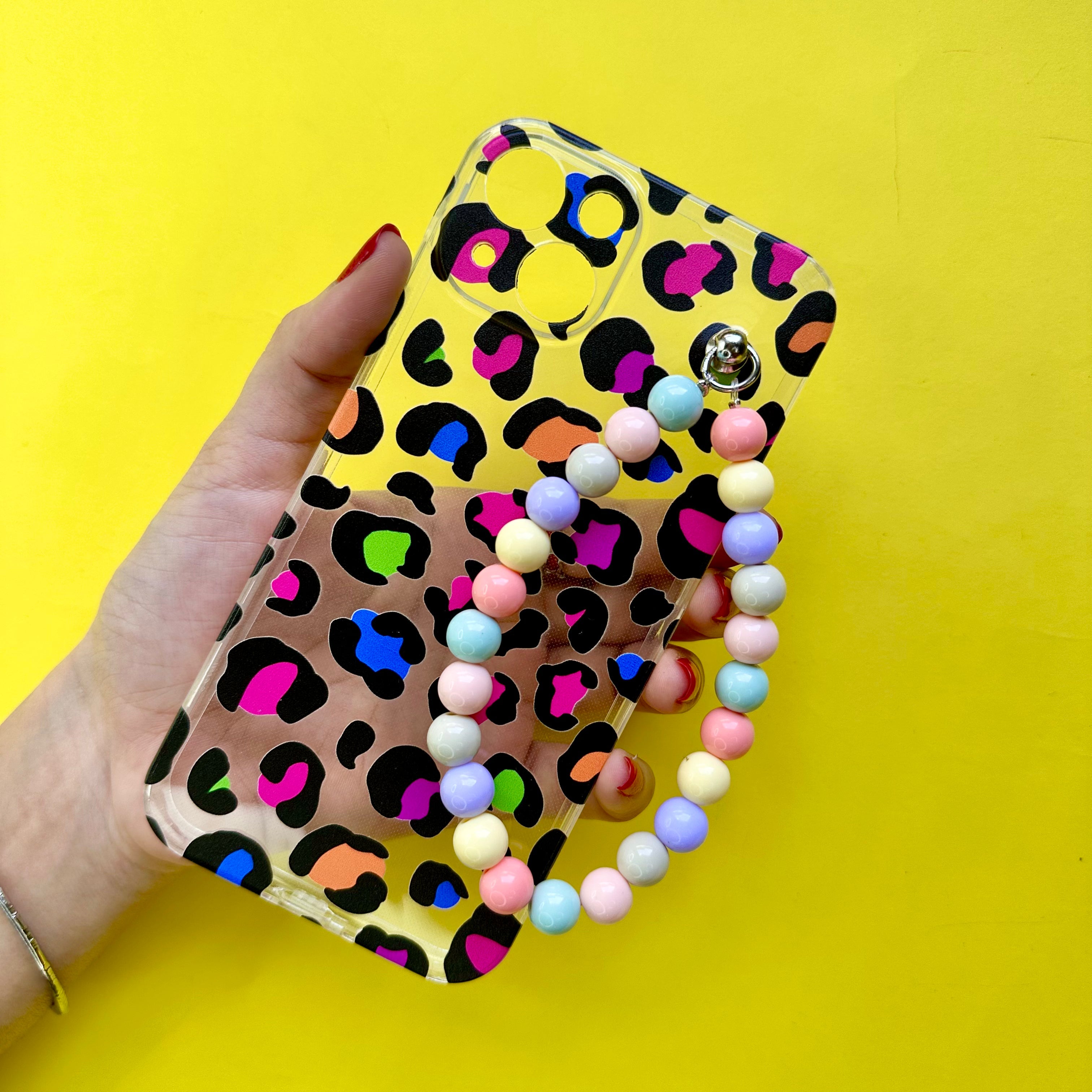 Casebasket WildPop Transparent Pastel Fall Chain Phone Cover