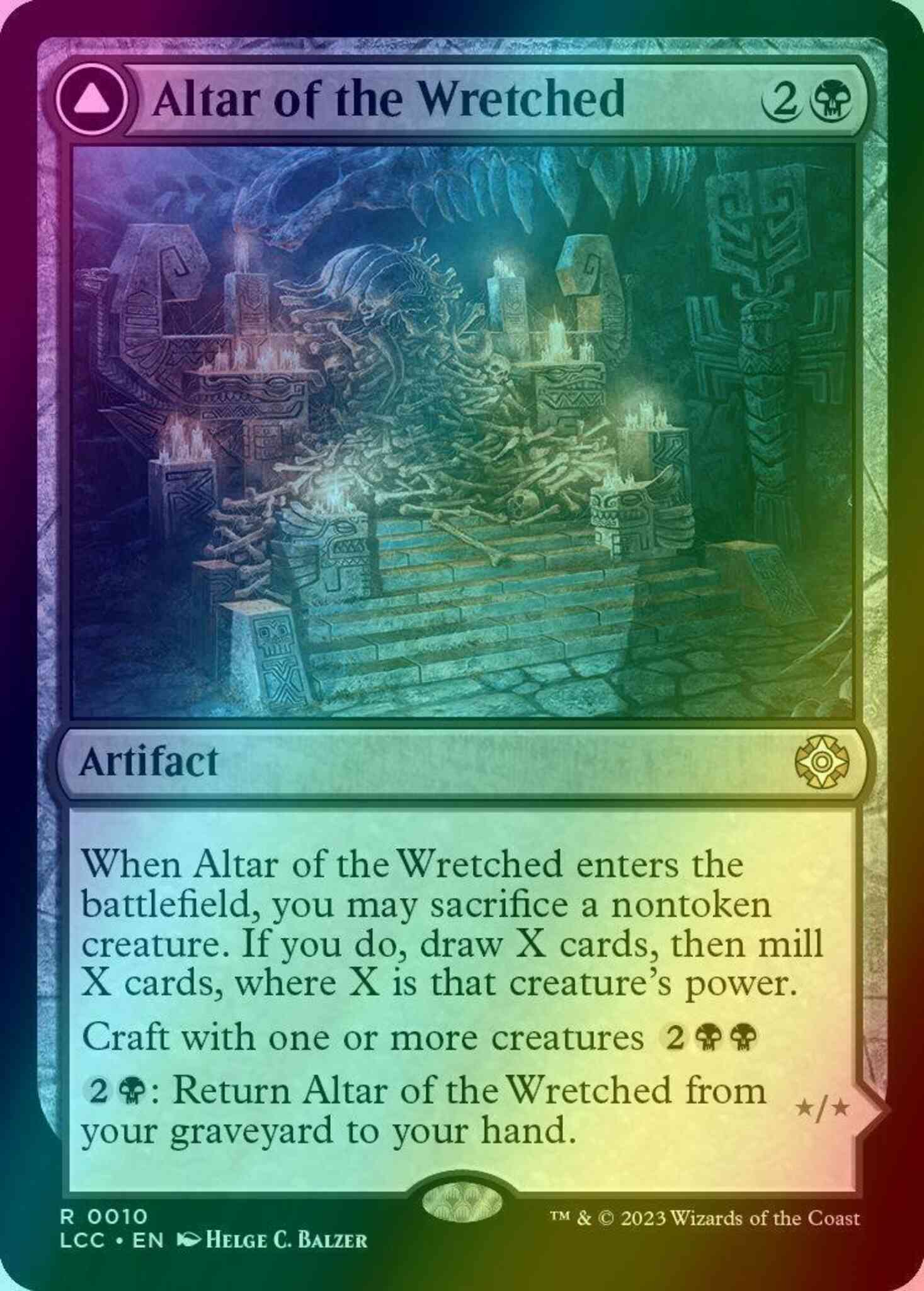Wretched wretched bonemass – Magic Altar of the Wretched // Wretched Bonemass [10] [The Lost Caverns of Ixalan: Commander] [Foil]