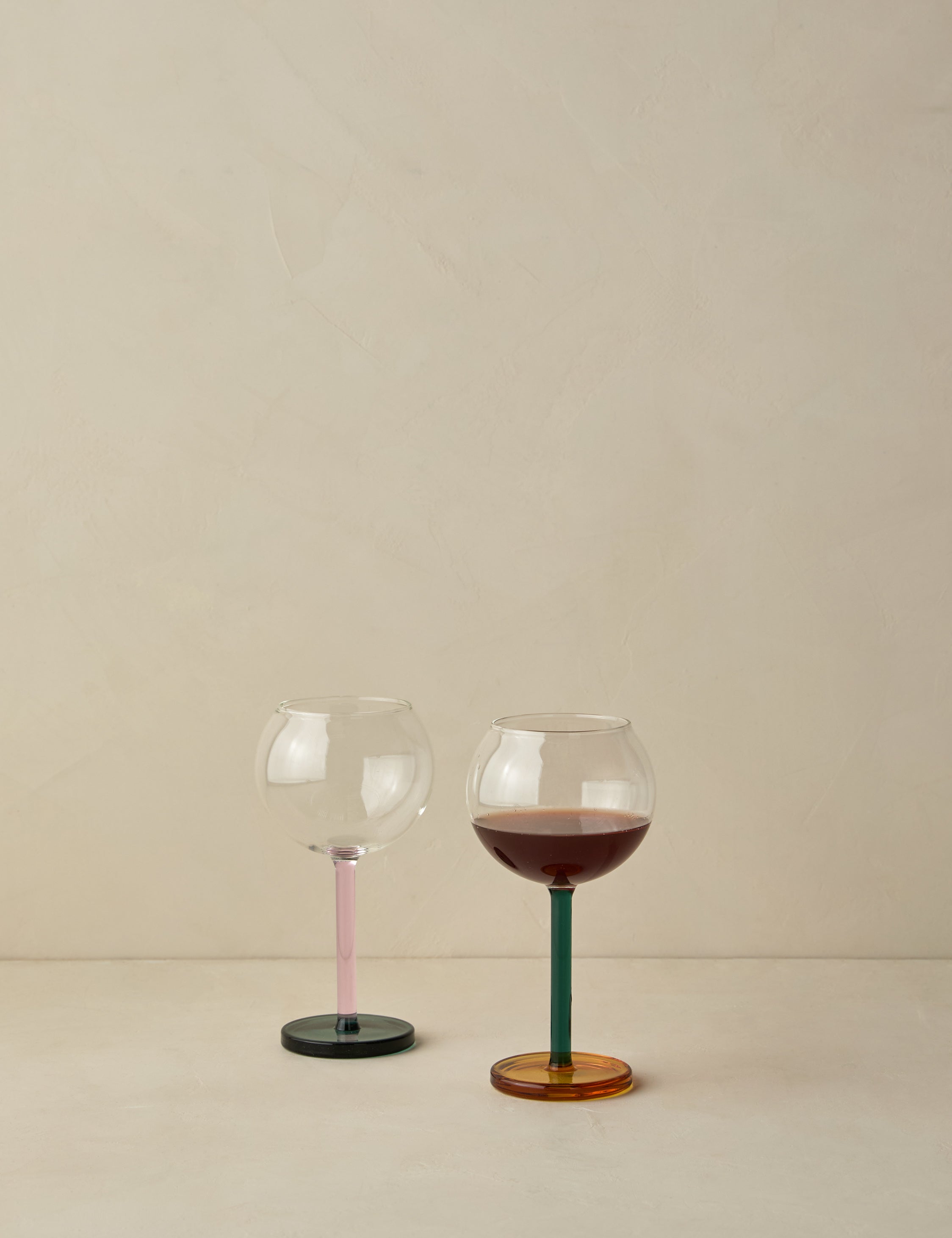 Lulu and Georgia Bilboquet Wine Glass (Set of 2) by Sophie Lou Jacobsen