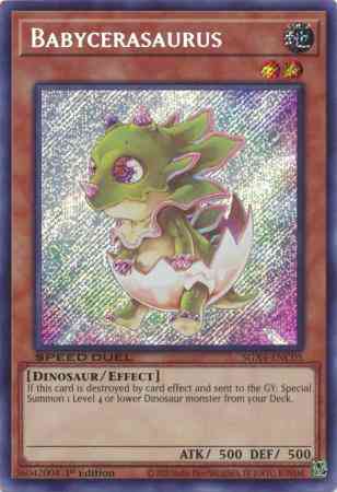 Yu-Gi-Oh! Babycerasaurus - SGX4-ENC05 - Secret Rare - 1st Edition