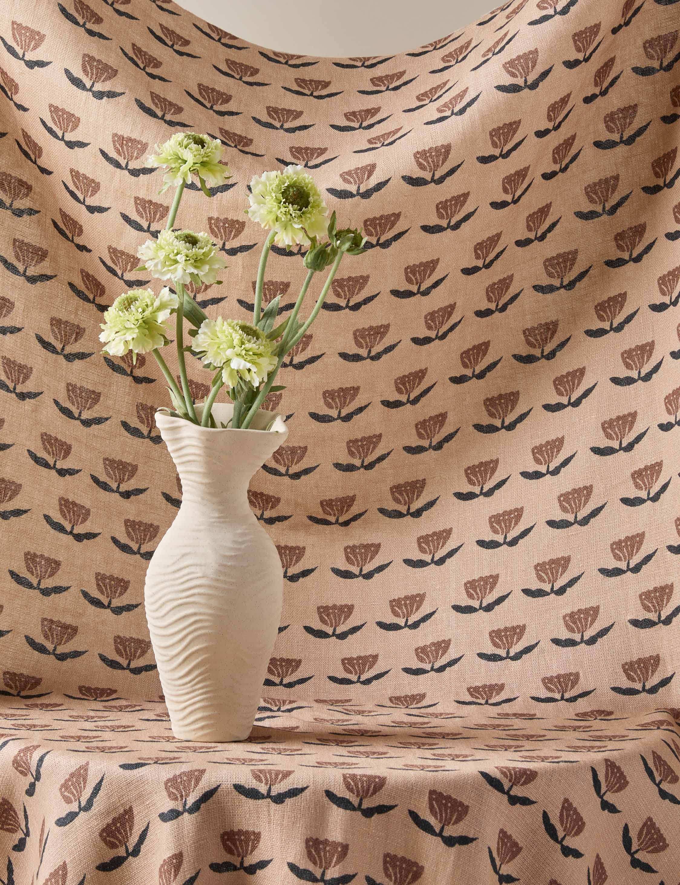 Lulu and Georgia Janna Linen Fabric by Sarah Sherman Samuel