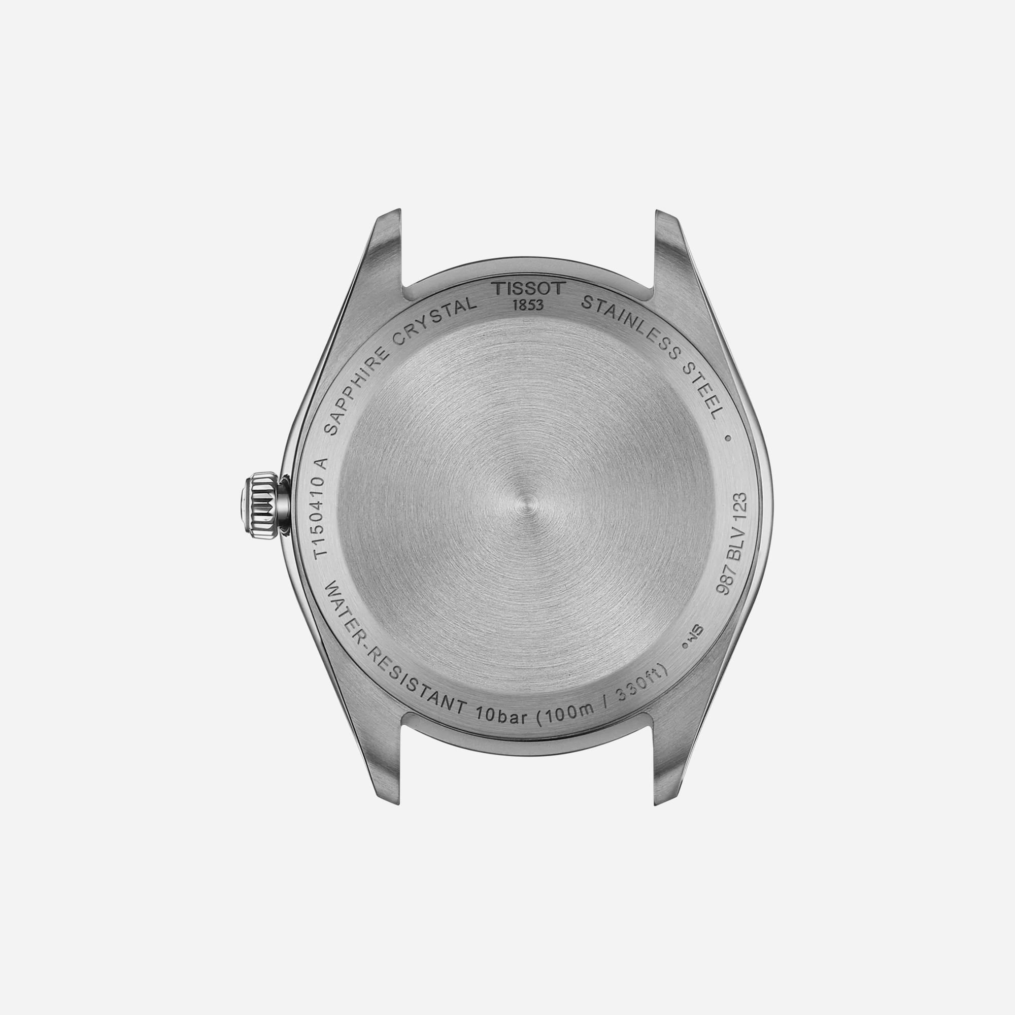 Tissot PR 100 Quartz Black Dial 40mm Grey Stainless Steel Bracelet Watch - view 2