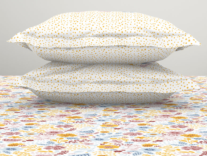 Spaces India Youthopia Floral 100% Cotton Double Bedsheet - Essentials by Spaces - view 5