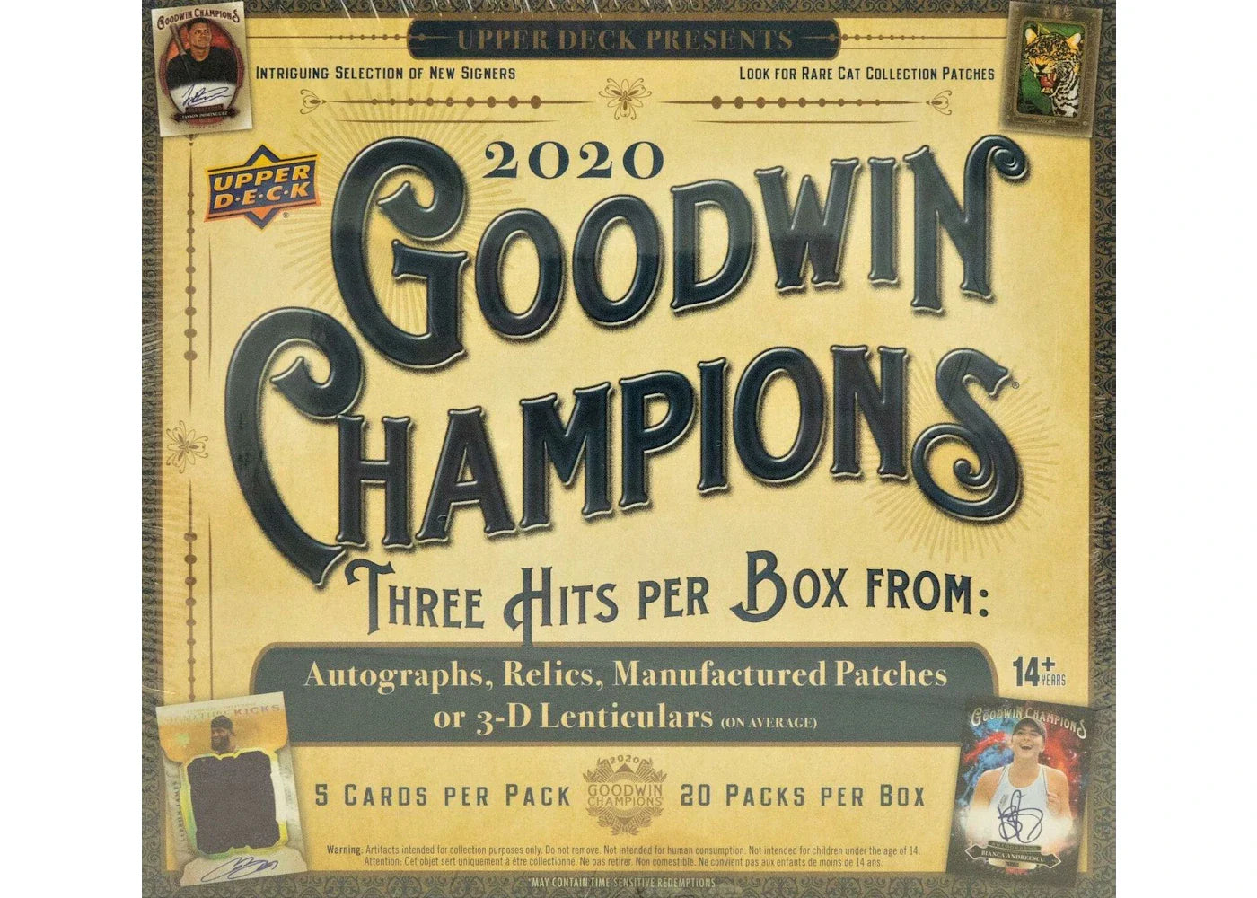 2020 Upper Deck Goodwin Champions Hobby Box