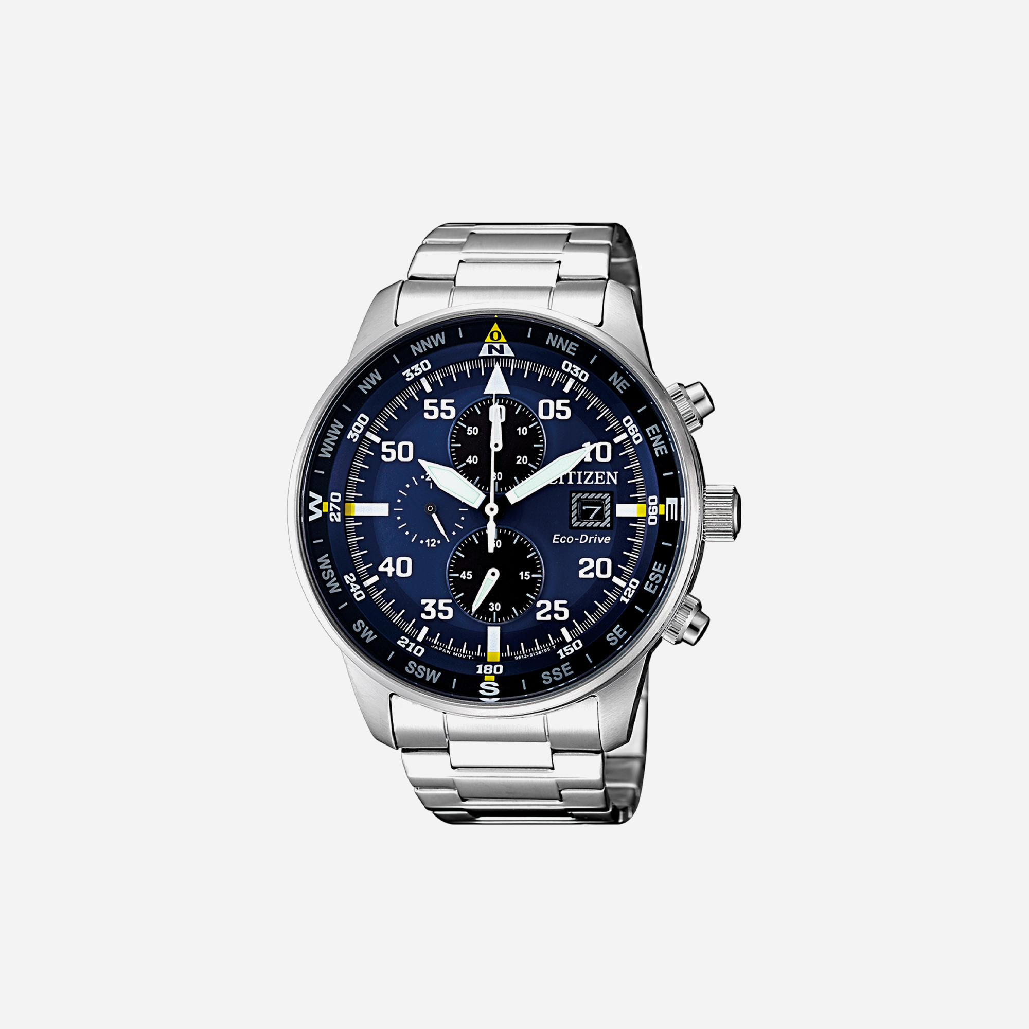 Citizen Eco-Drive Gents Watch Blue Dial – Multi