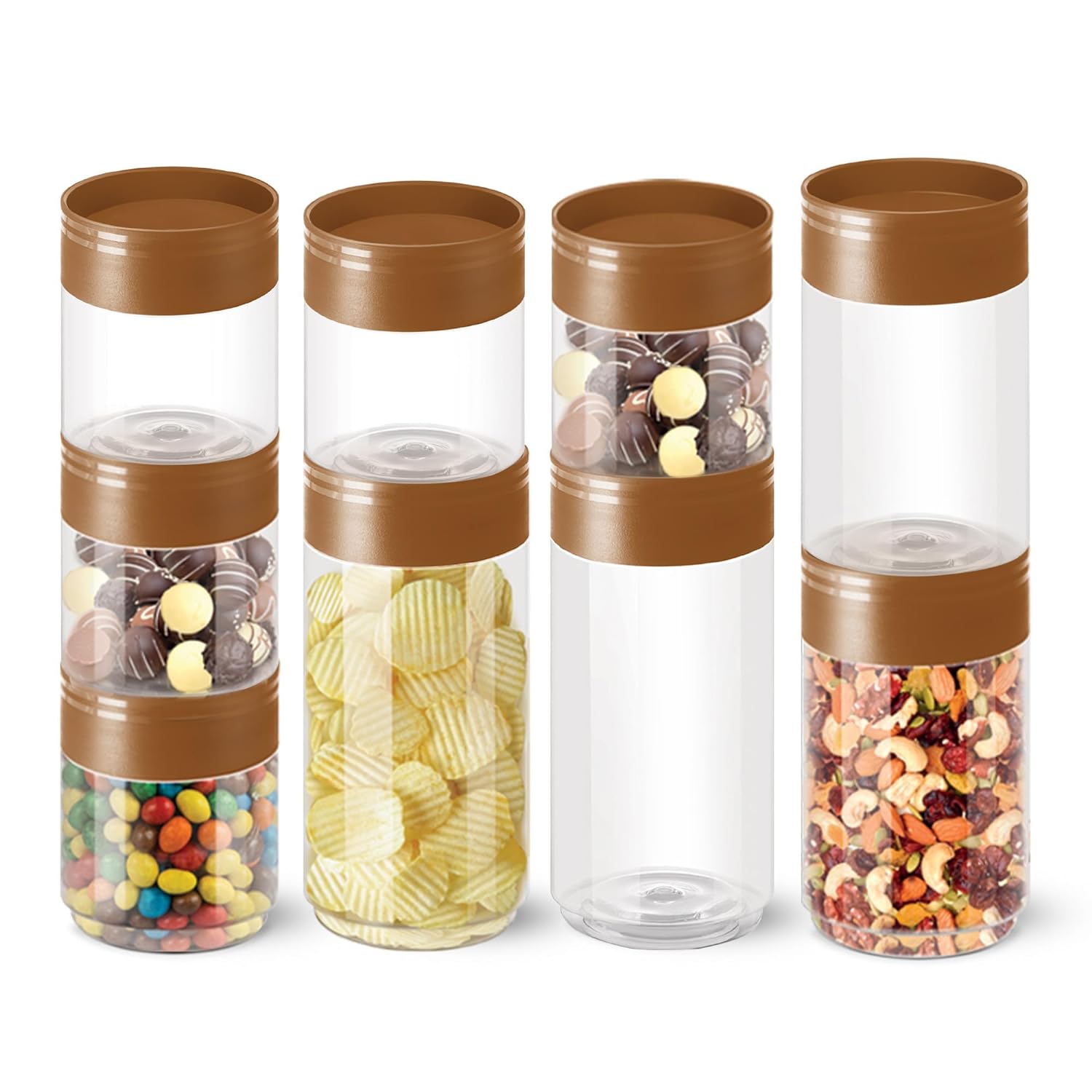 Stack It Round Jar Set 9 Pcs (Milton) – Steel