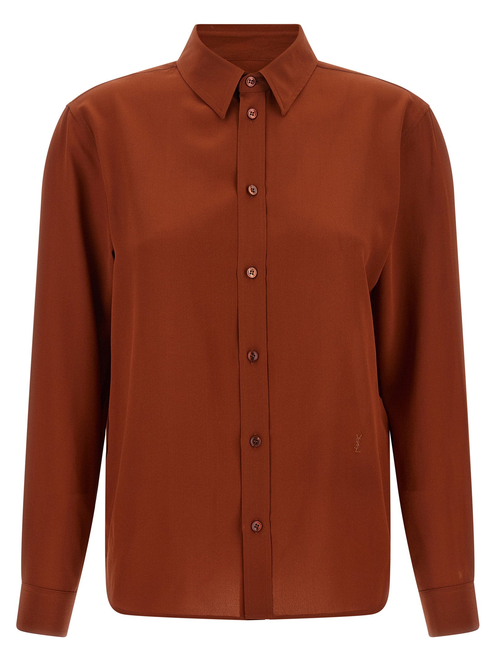 Saint Laurent Cassandre Shirt – 100% silk