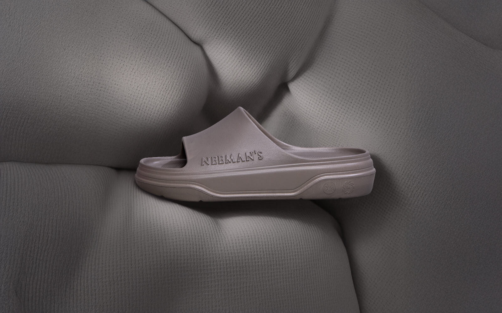 Neeman's Cushers Slides For Women : Goat Grey - view 9