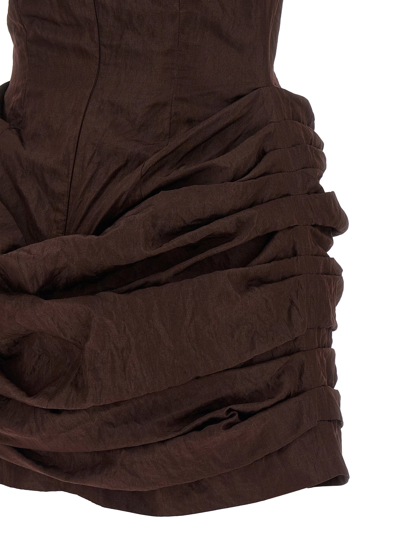 Magda Butrym 48 Dress – 90% cotton, 10% metal - view 4