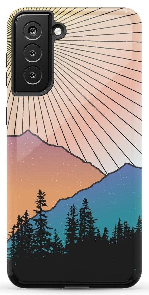 Casetry Golden Hour | Mountain Sunset Samsung Case - view 31