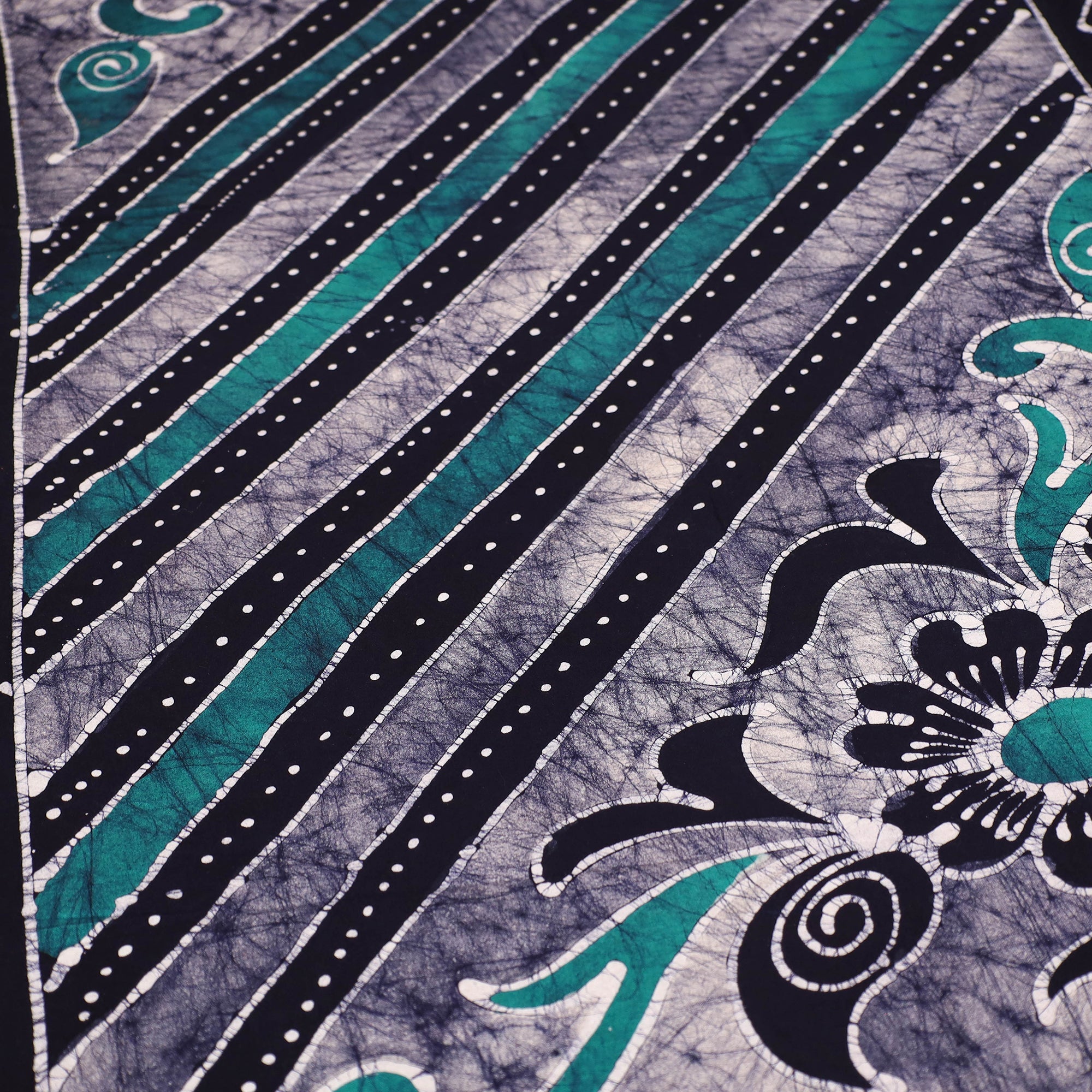 KACHCHH JI CHHAAP Blue - Hand Batik Printed Cotton Single Bed Cover (96 x 59 in) 41 - view 3